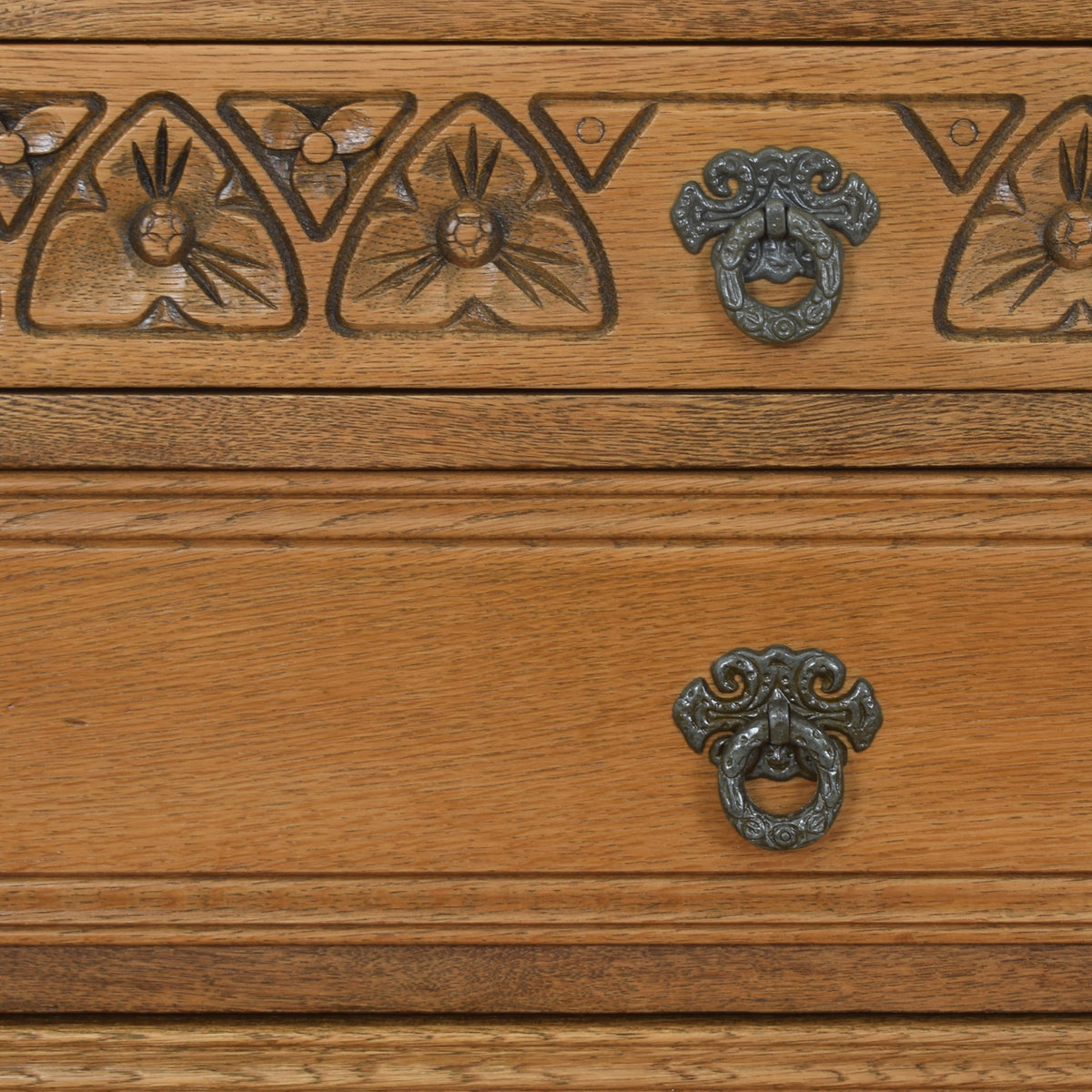 Old Charm Oak Bureau