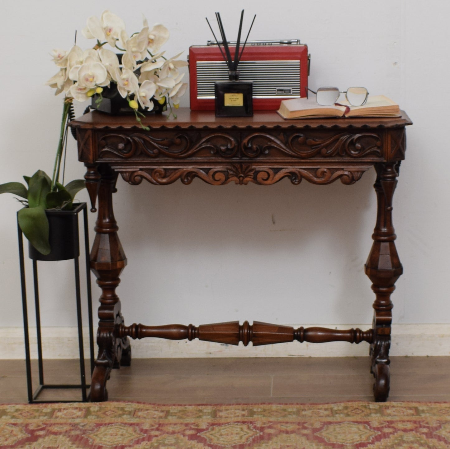 Ornate Mahogany Side Table