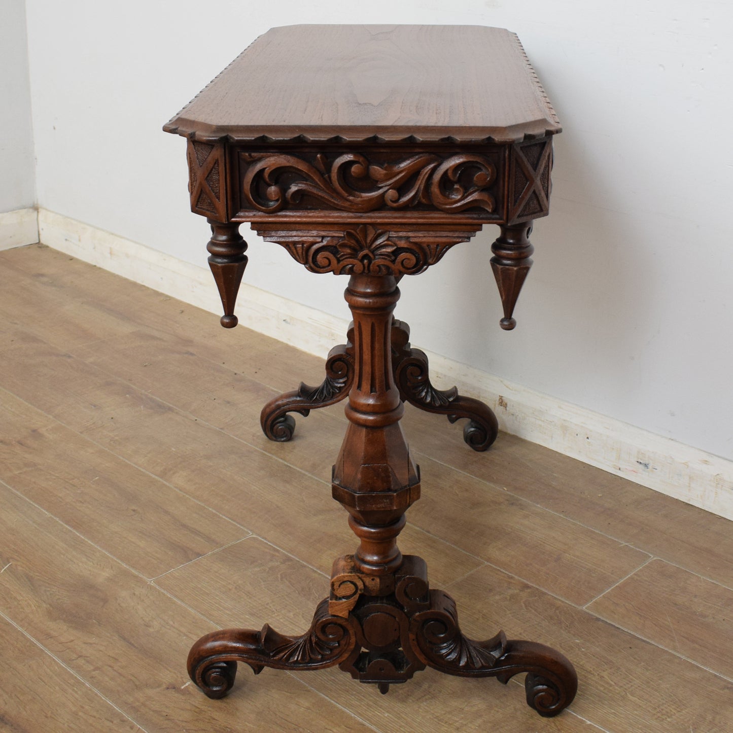 Ornate Mahogany Side Table