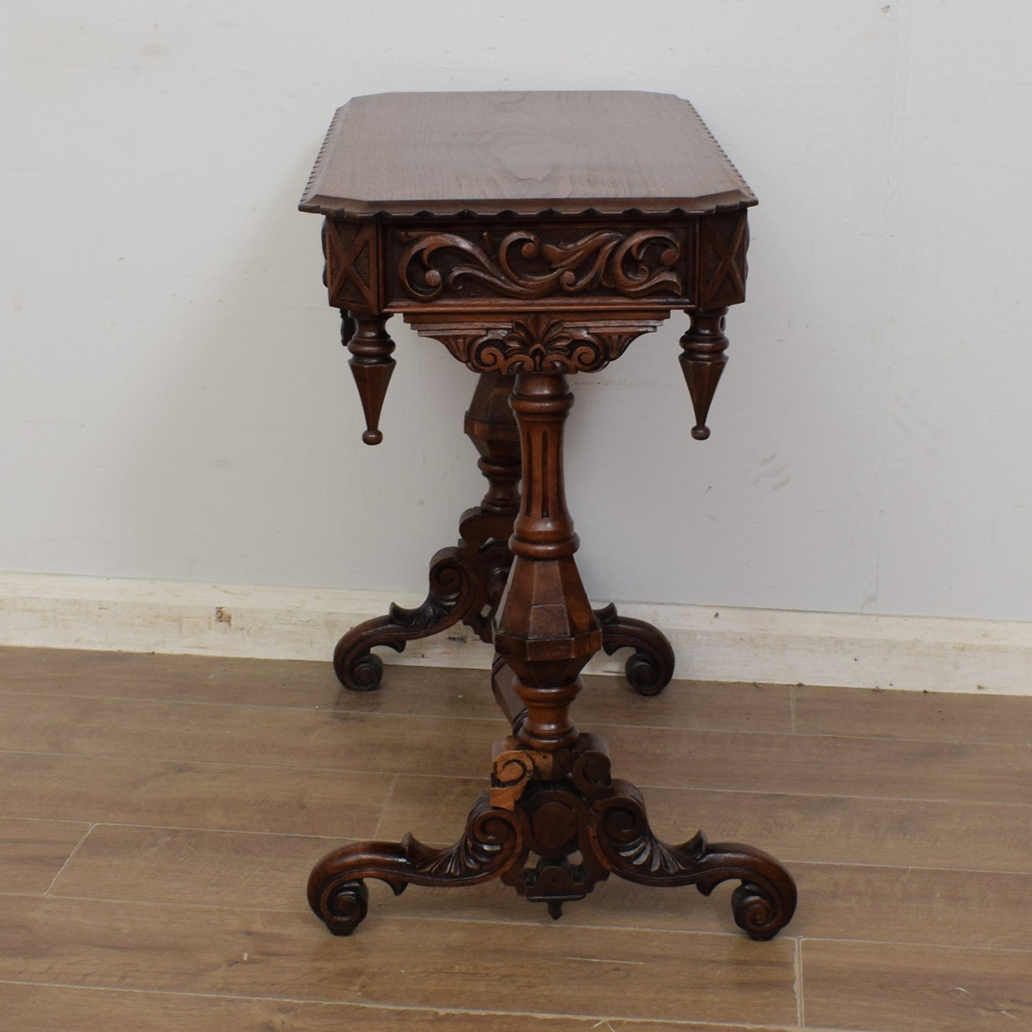 Ornate Mahogany Side Table