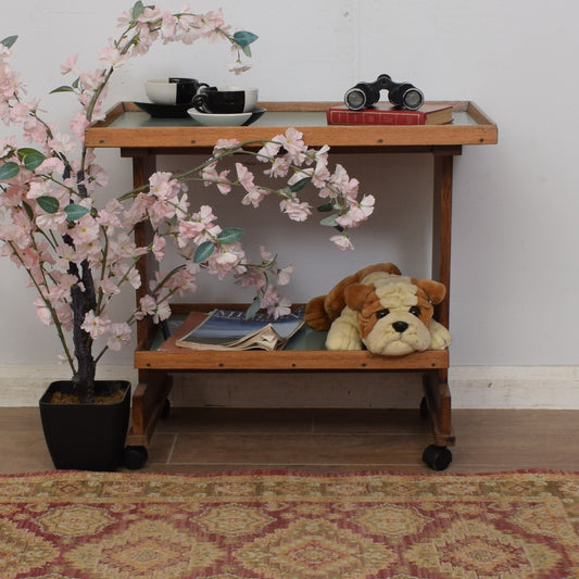 Restored Oak Tea Trolley