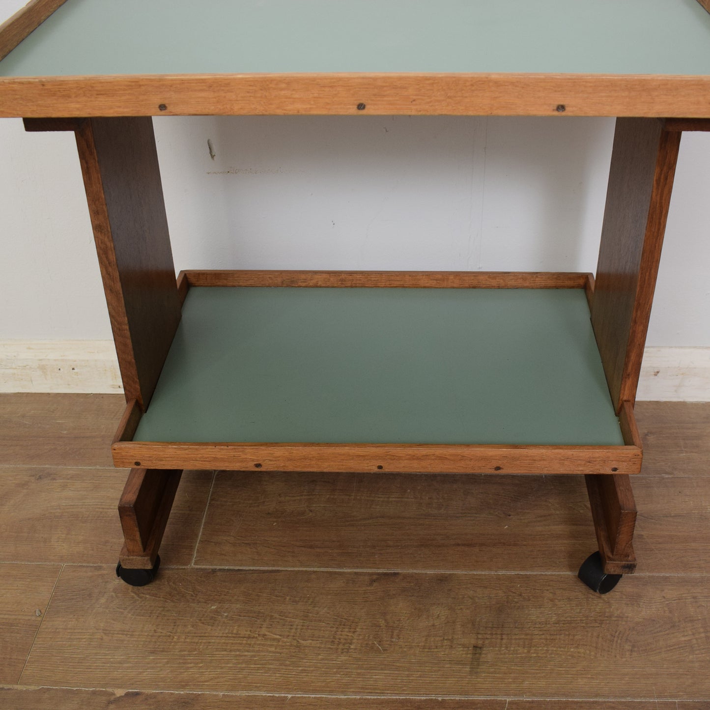 Restored Oak Tea Trolley