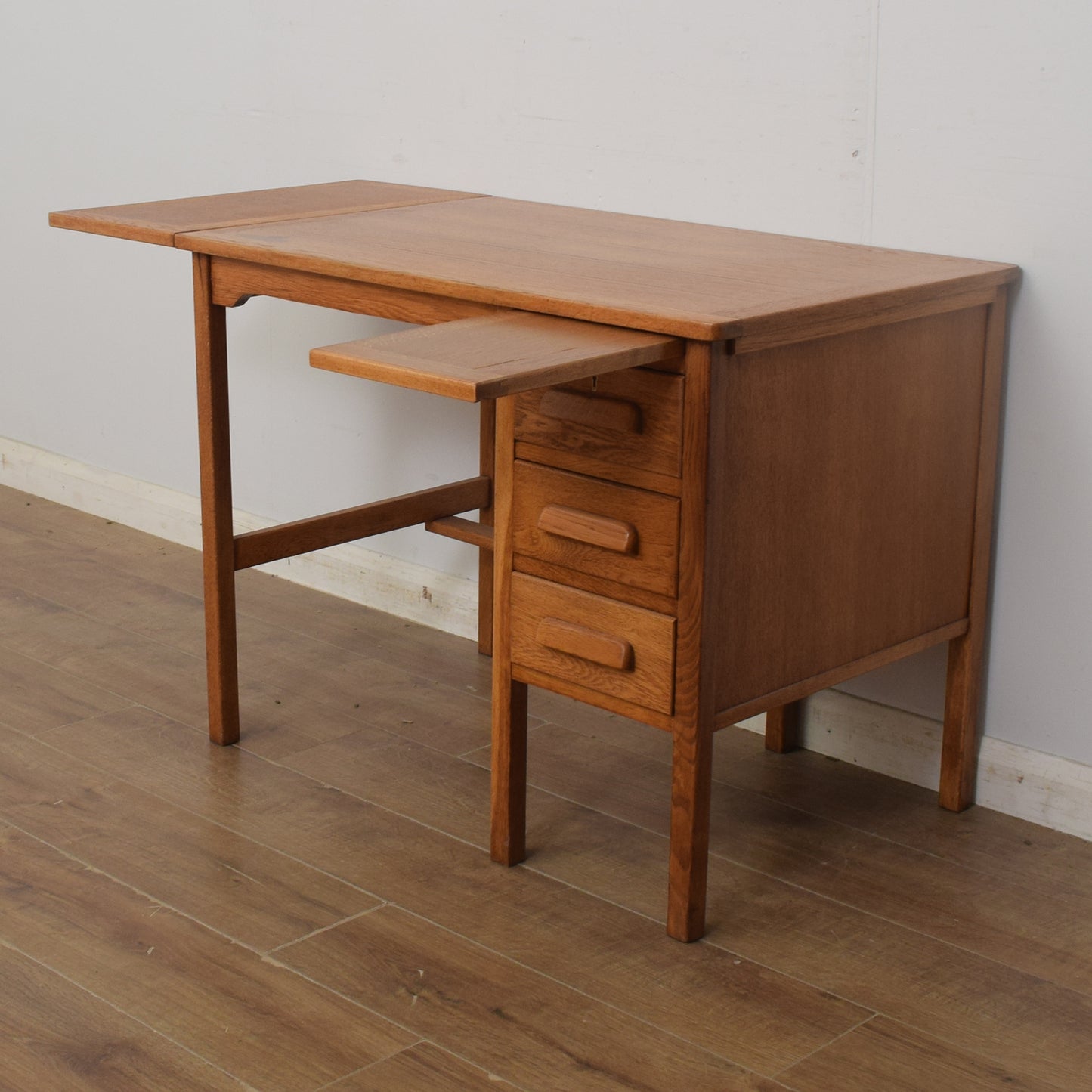 Restored Oak School Desk
