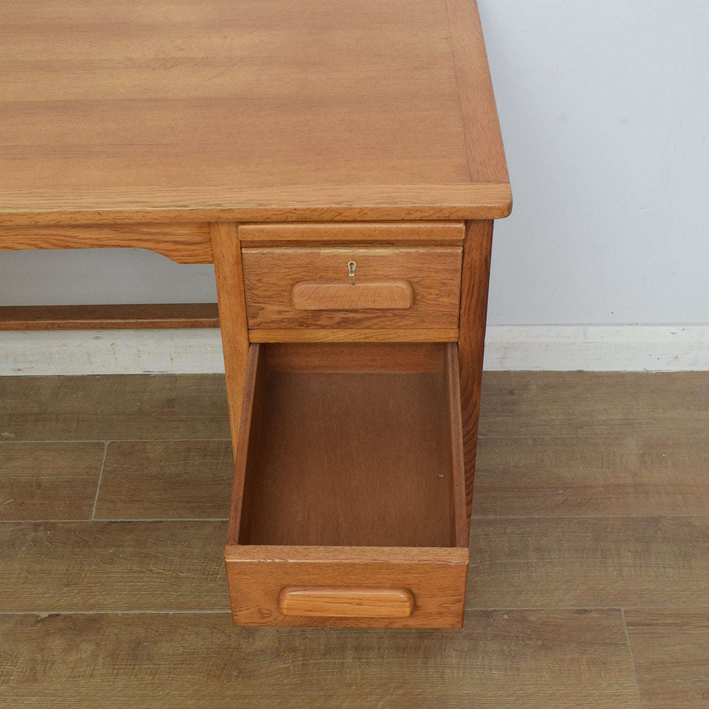 Restored Oak School Desk