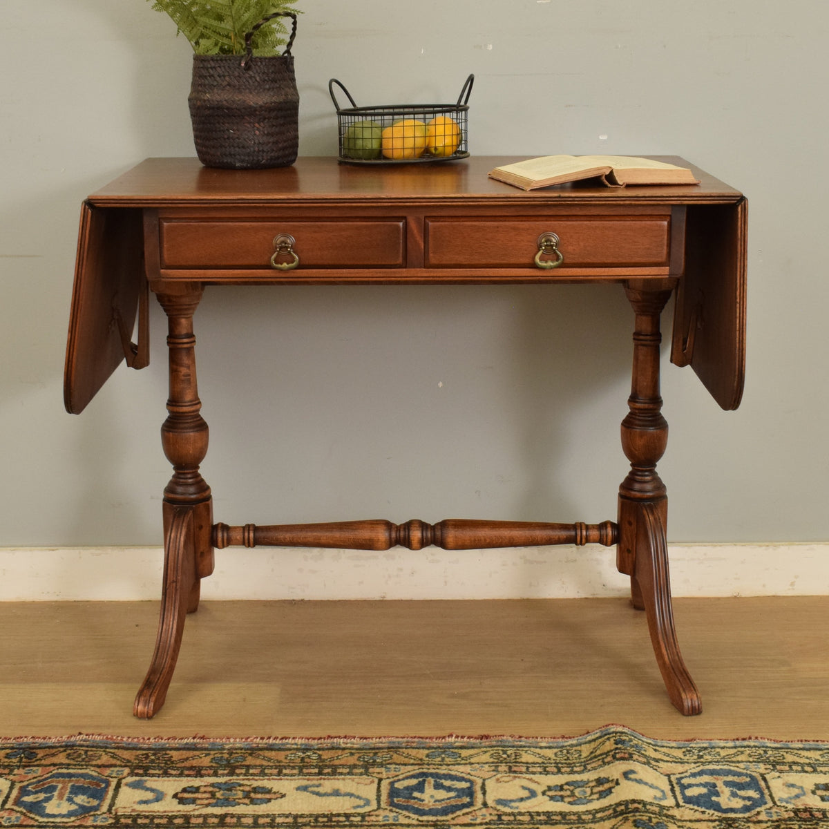 Mahogany Drop-Leaf Table