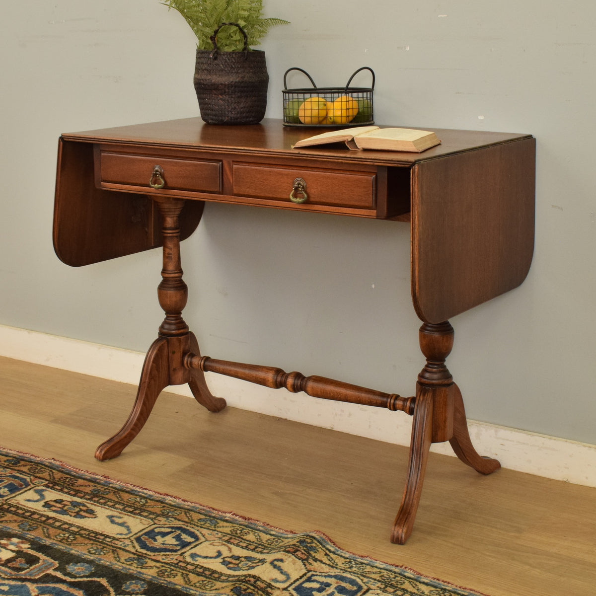 Mahogany Drop-Leaf Table