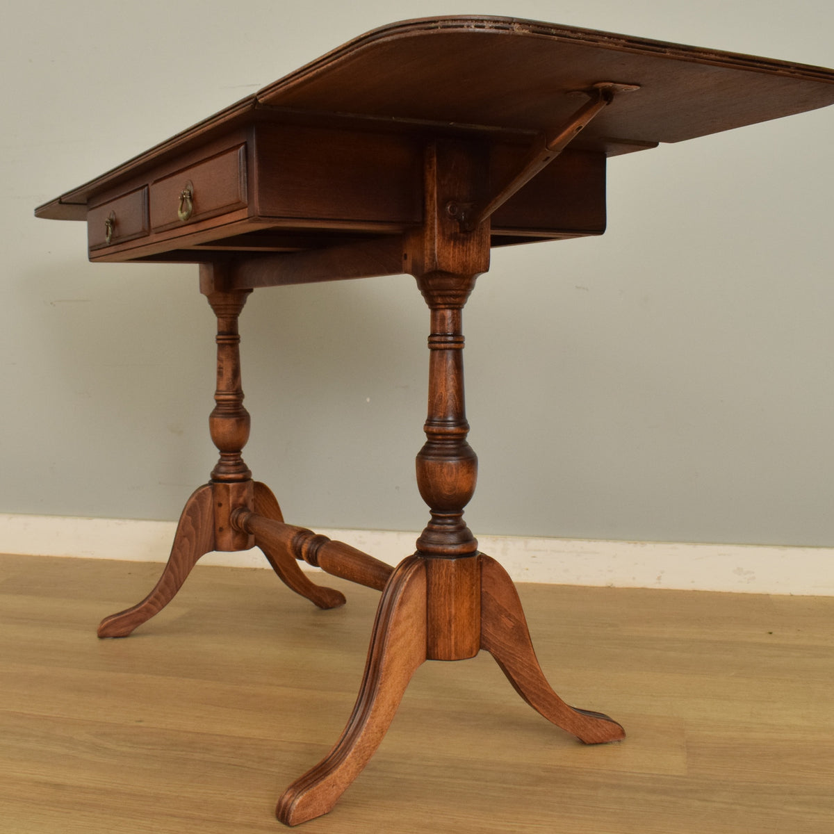 Mahogany Drop-Leaf Table