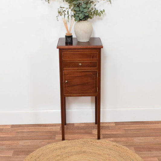 Inlaid Mahogany Bedside