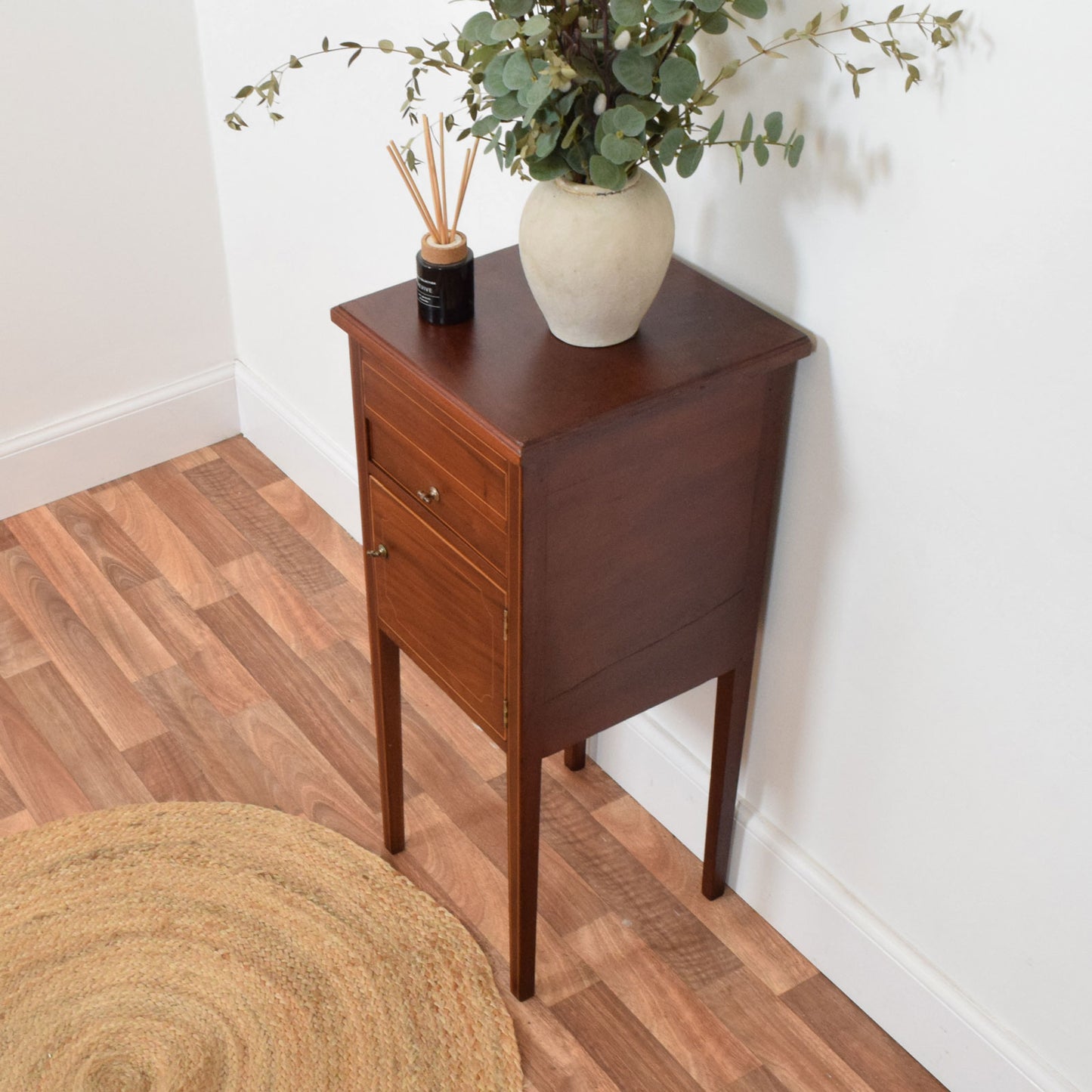 Inlaid Mahogany Bedside