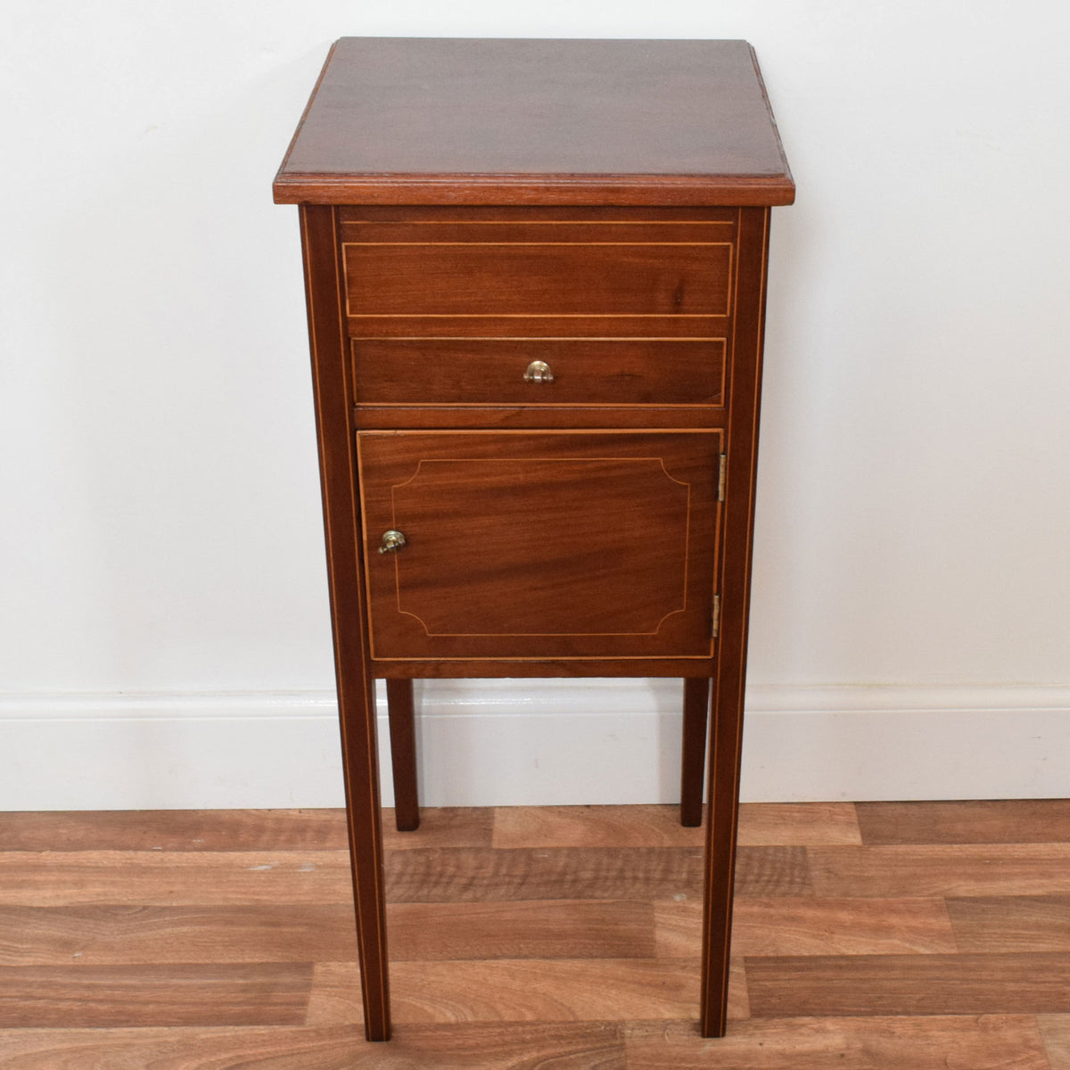 Inlaid Mahogany Bedside
