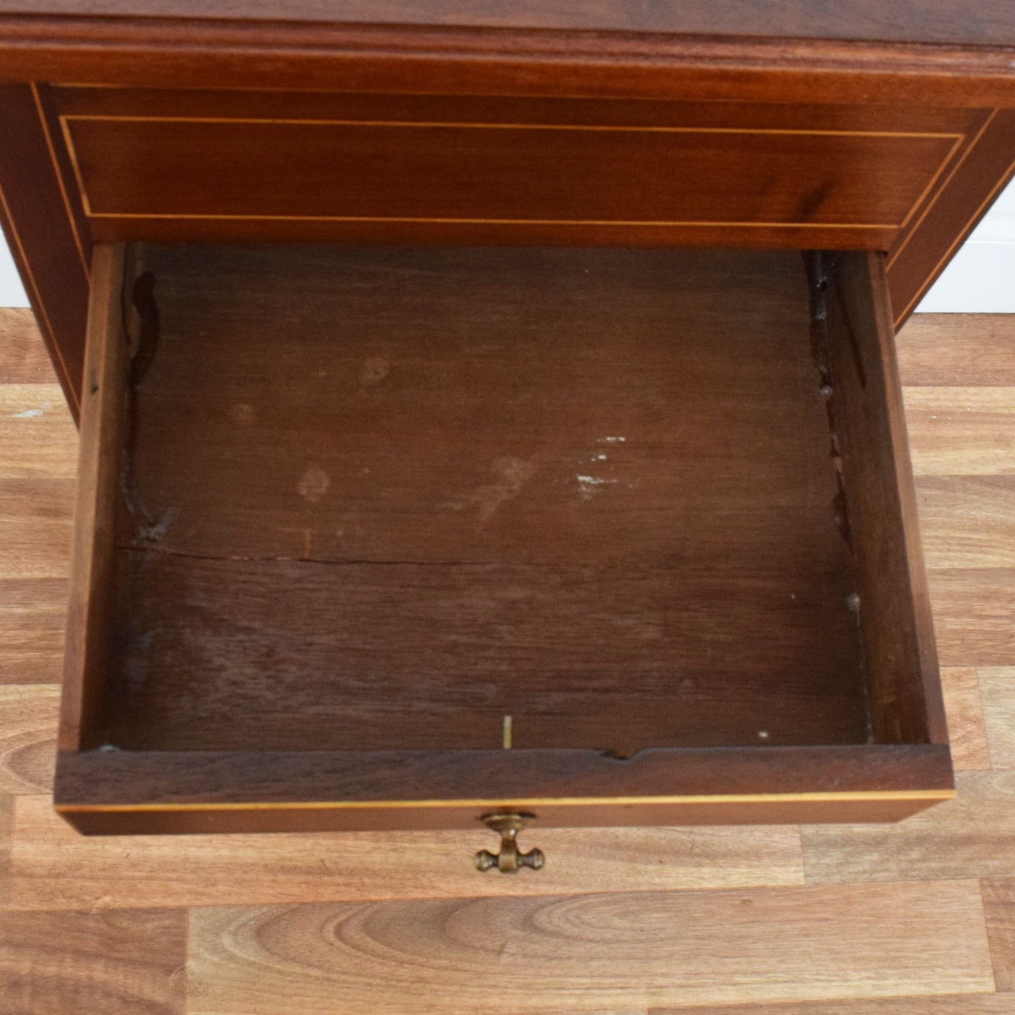 Inlaid Mahogany Bedside