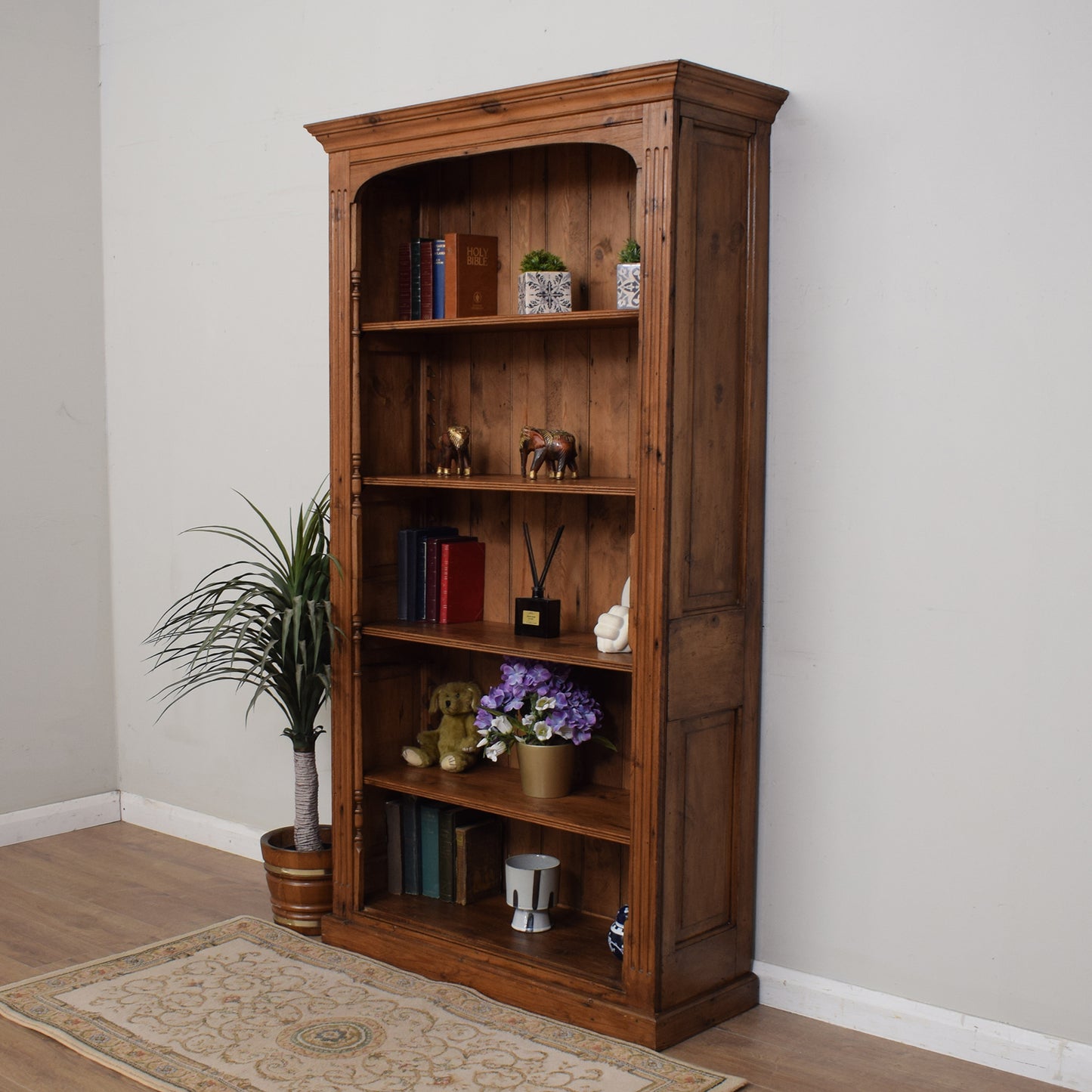 Farmhouse Style Pine Bookcase