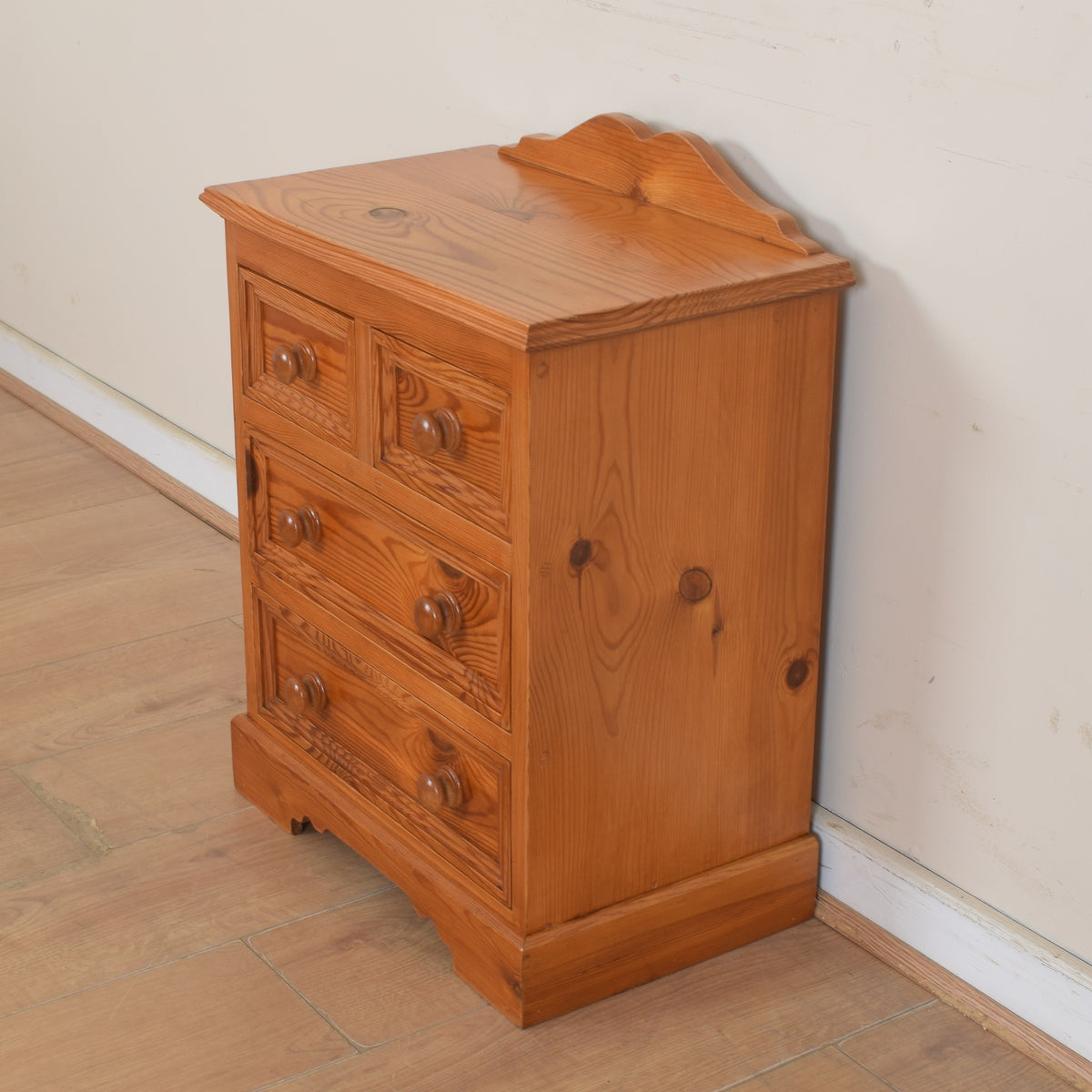 Pair Of Pine Bedsides
