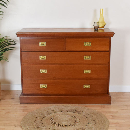 Rustic Mahogany Chest of Drawers