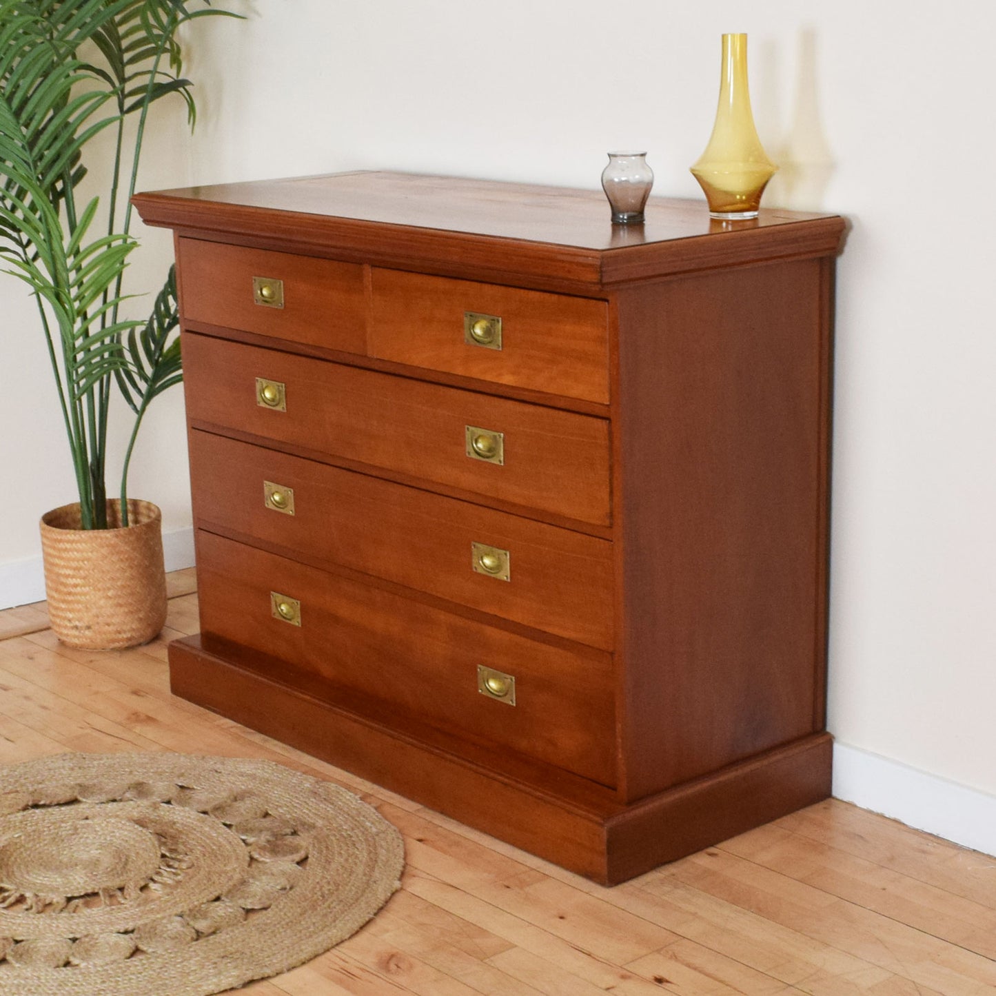 Rustic Mahogany Chest of Drawers