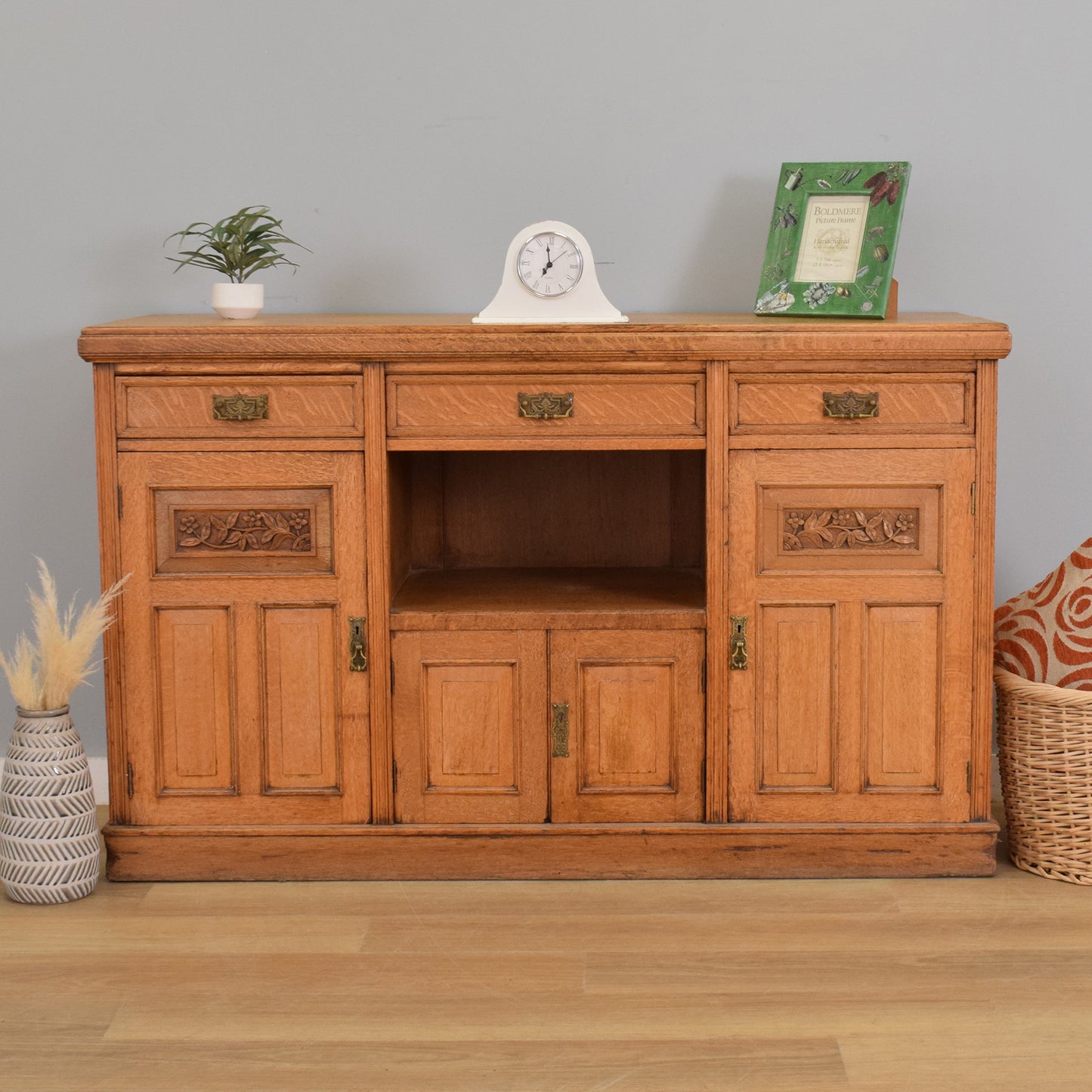 Large Oak Sideboard
