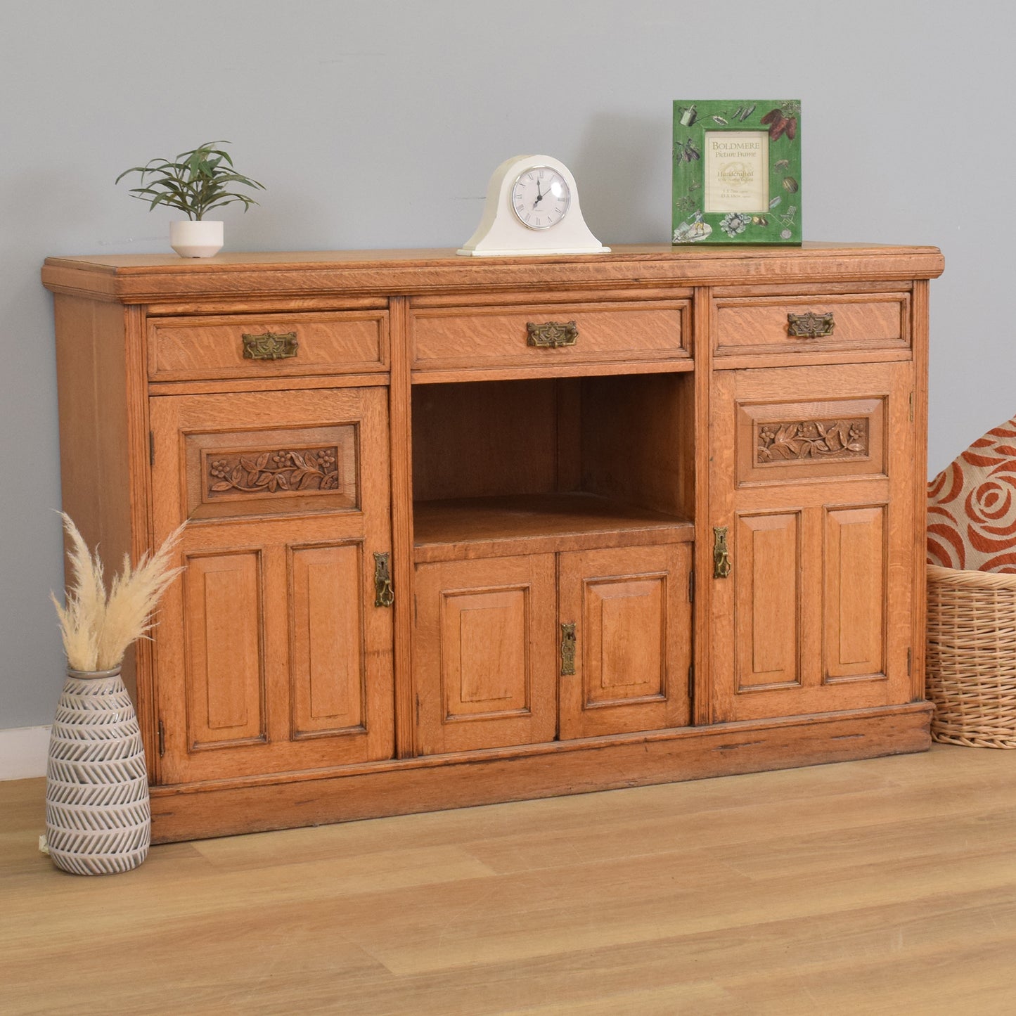 Large Oak Sideboard