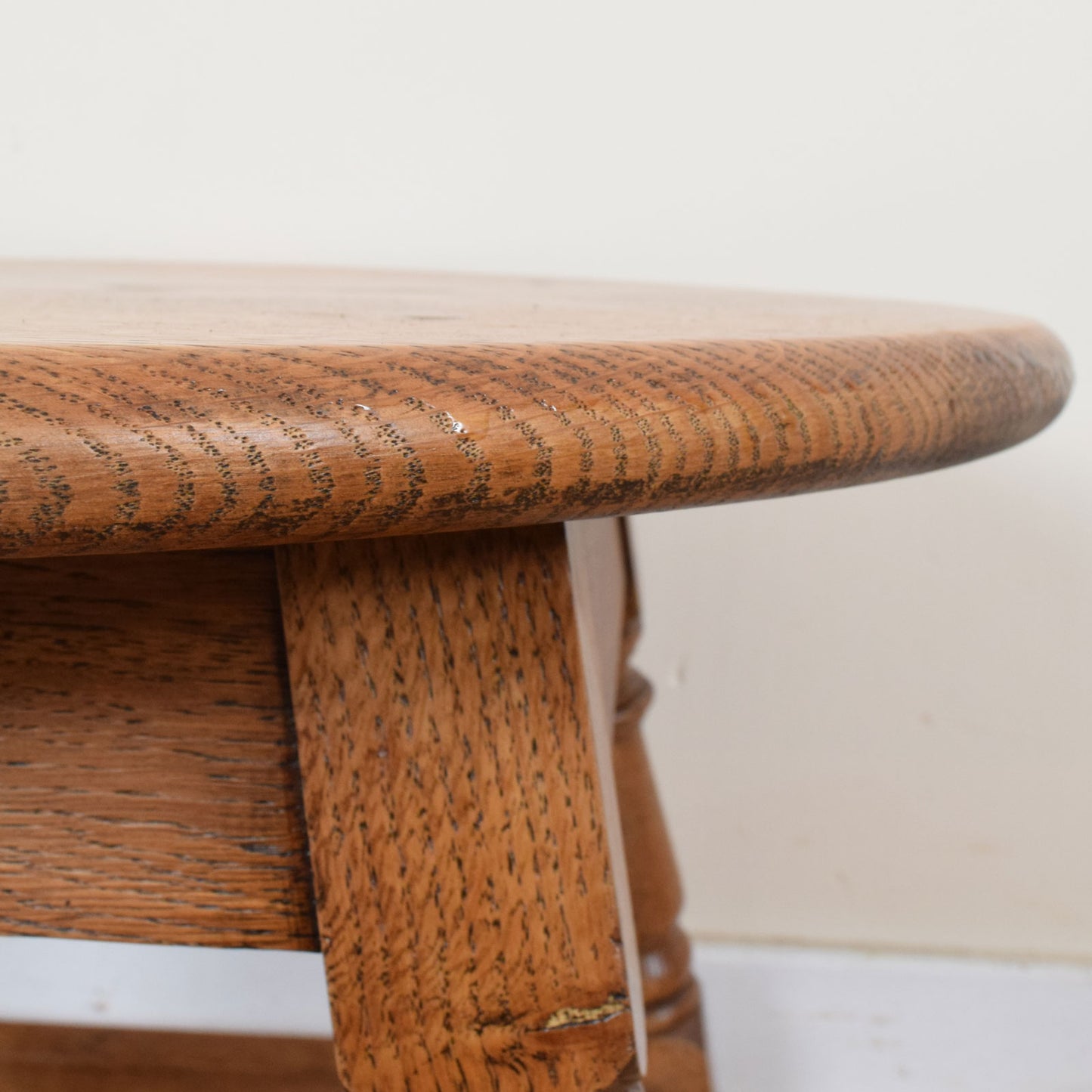 Restored Oak Side Table