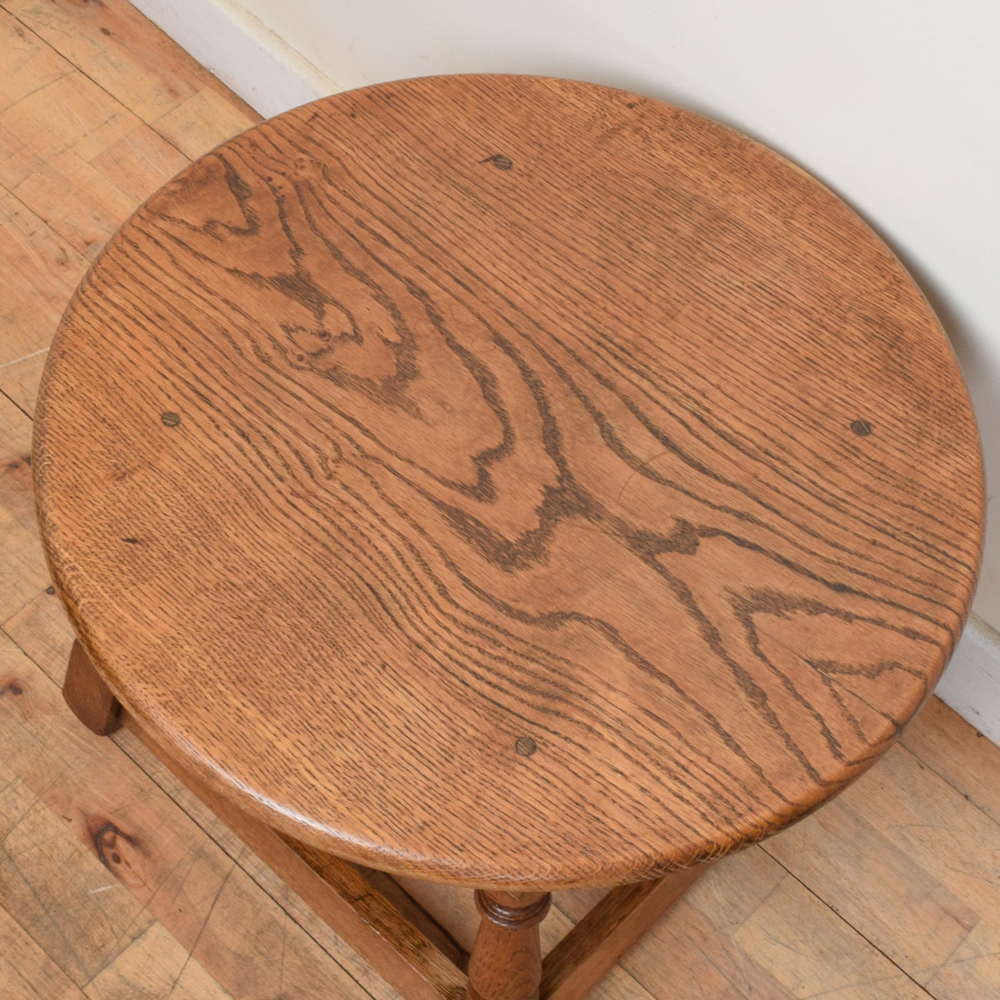 Restored Oak Side Table