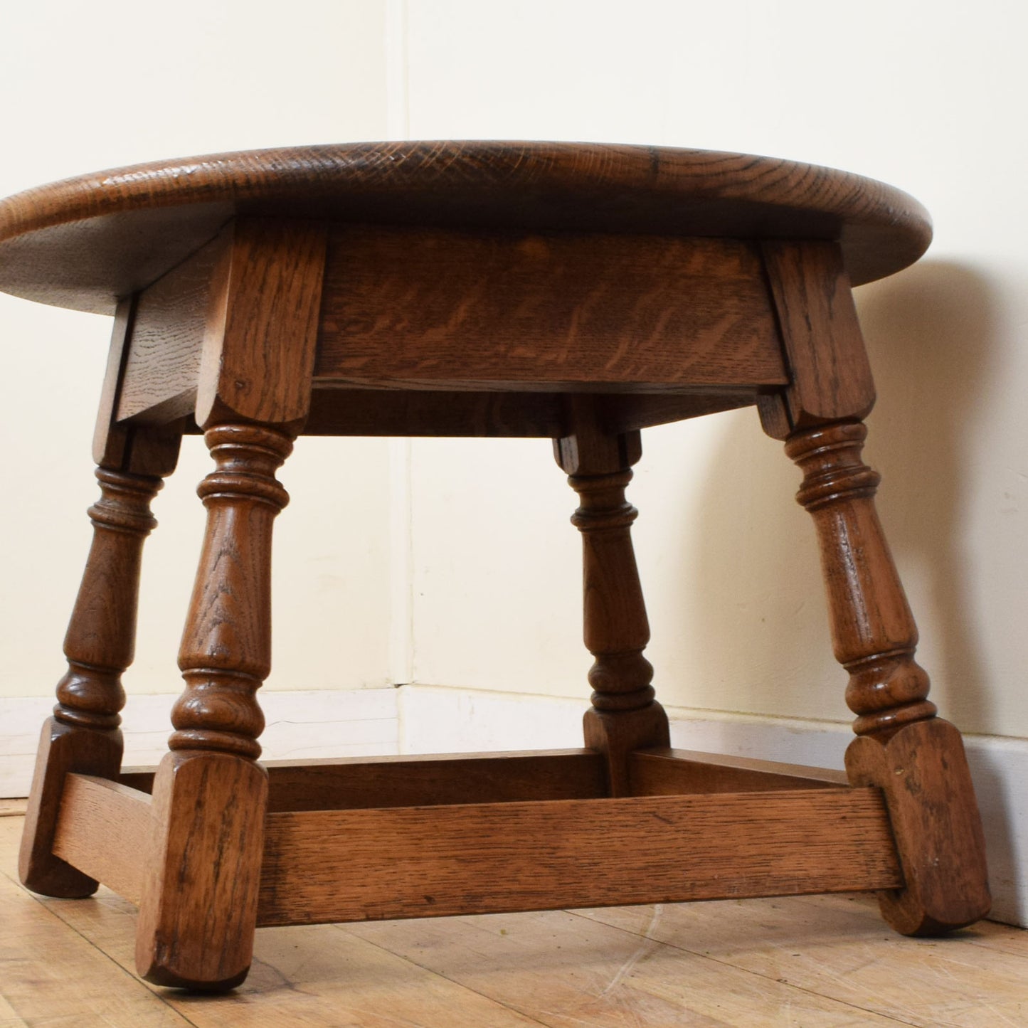 Restored Oak Side Table