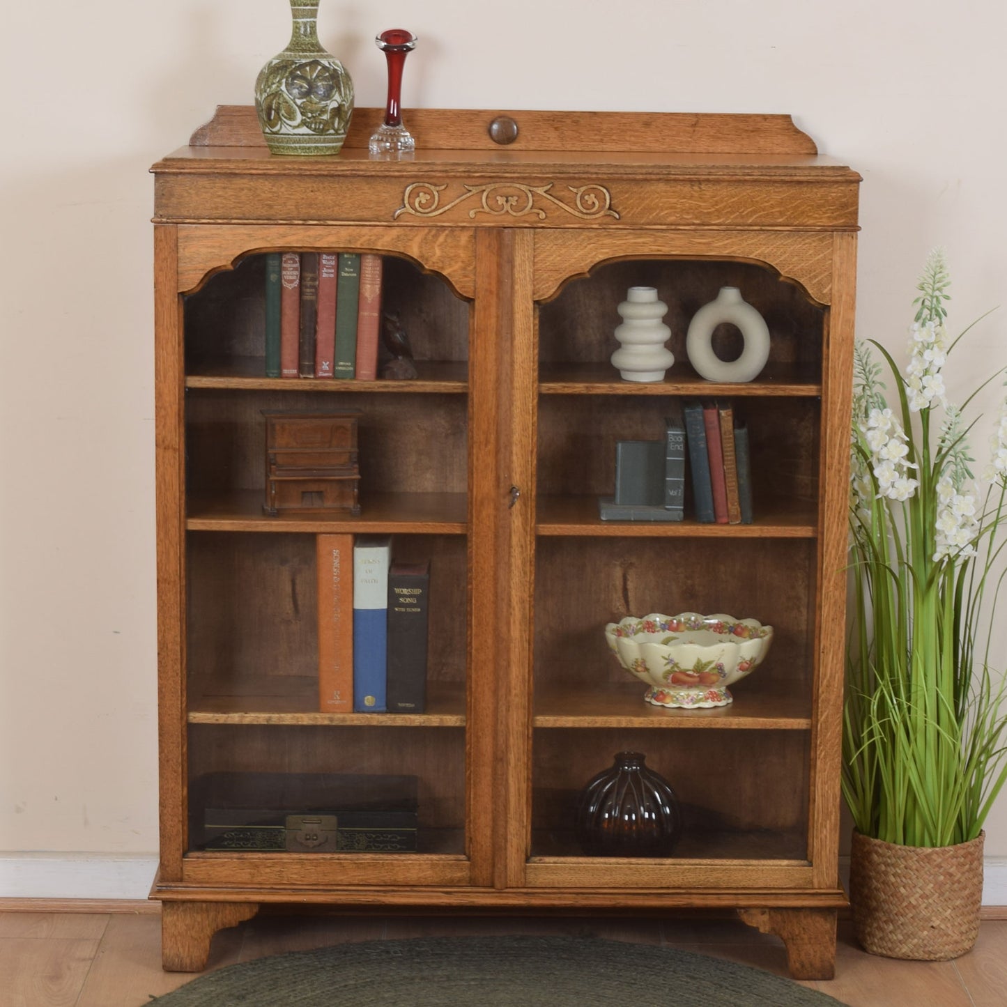 Glazed Bookcase Unit