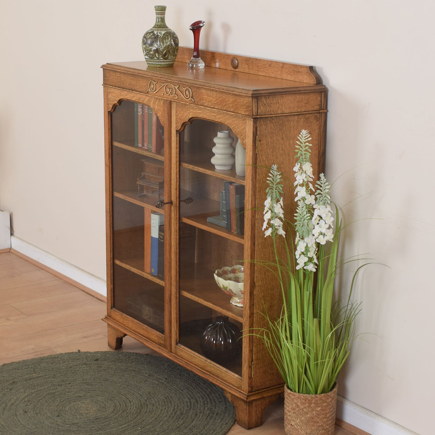 Glazed Bookcase Unit