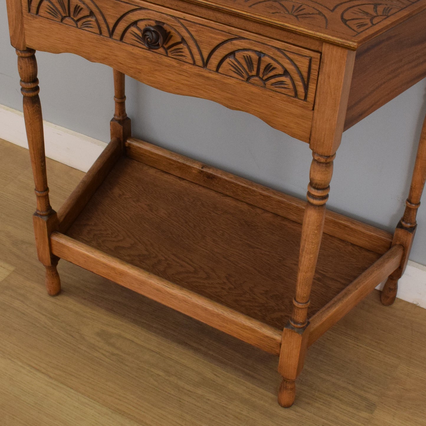 Restored Canted Hall Table