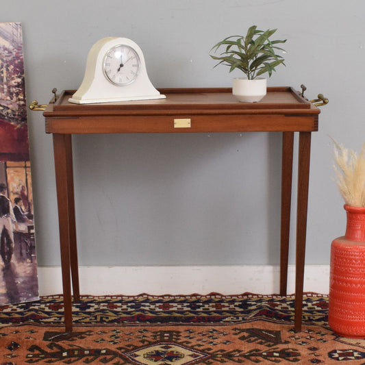 Mahogany Butler Tray Table