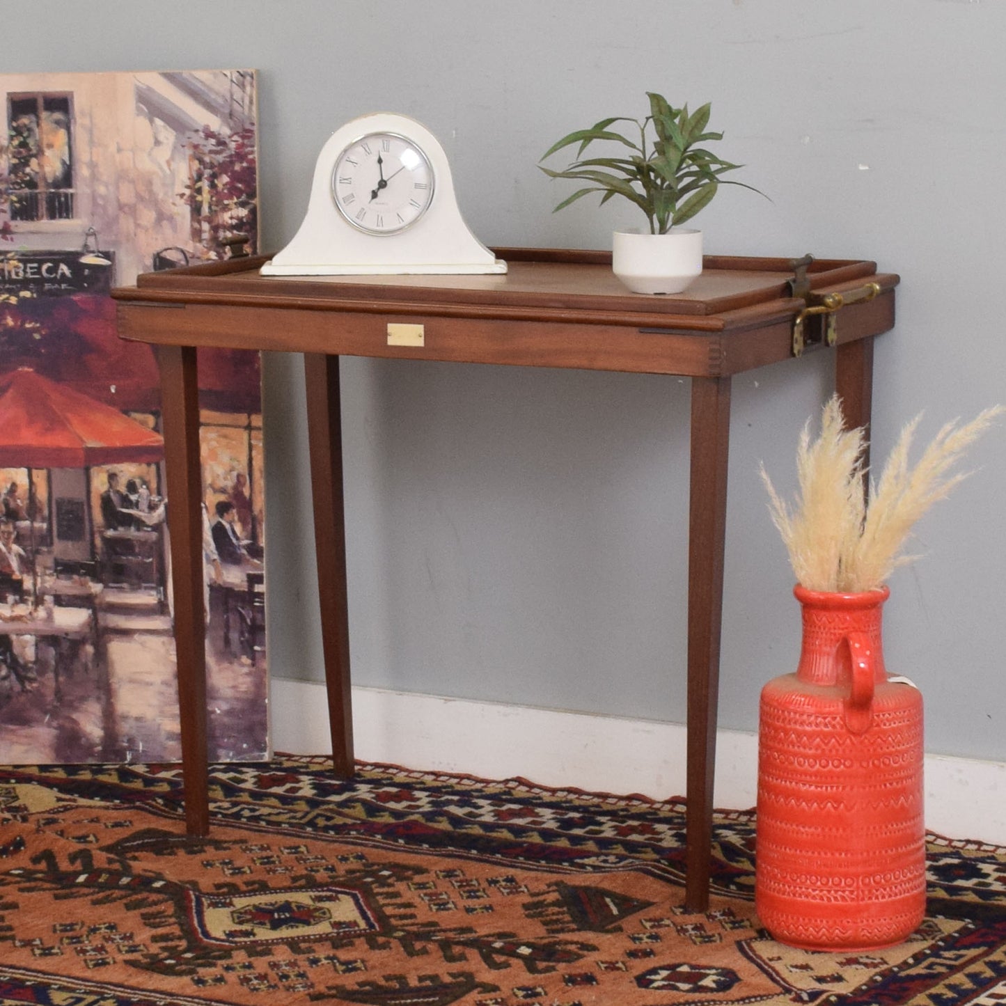 Mahogany Butler Tray Table