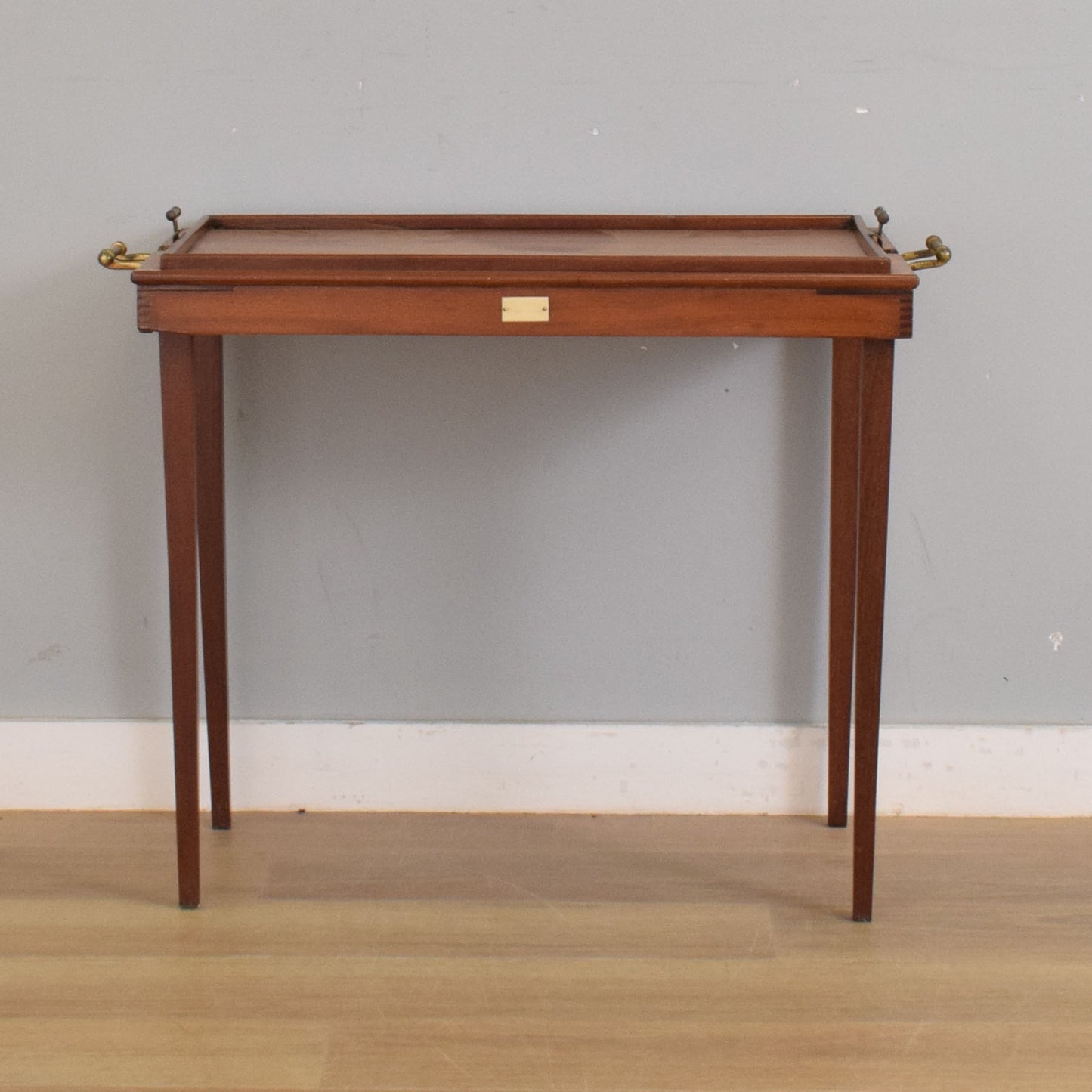 Mahogany Butler Tray Table