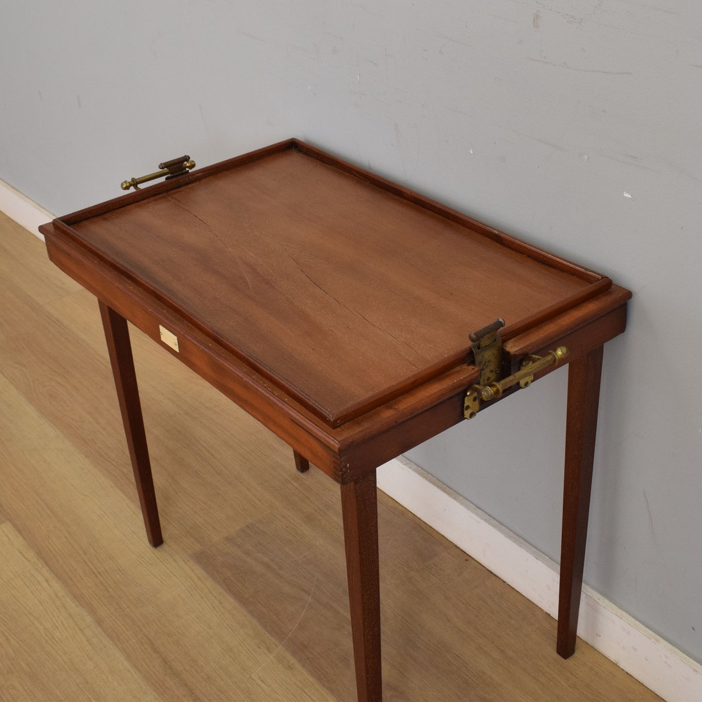Mahogany Butler Tray Table