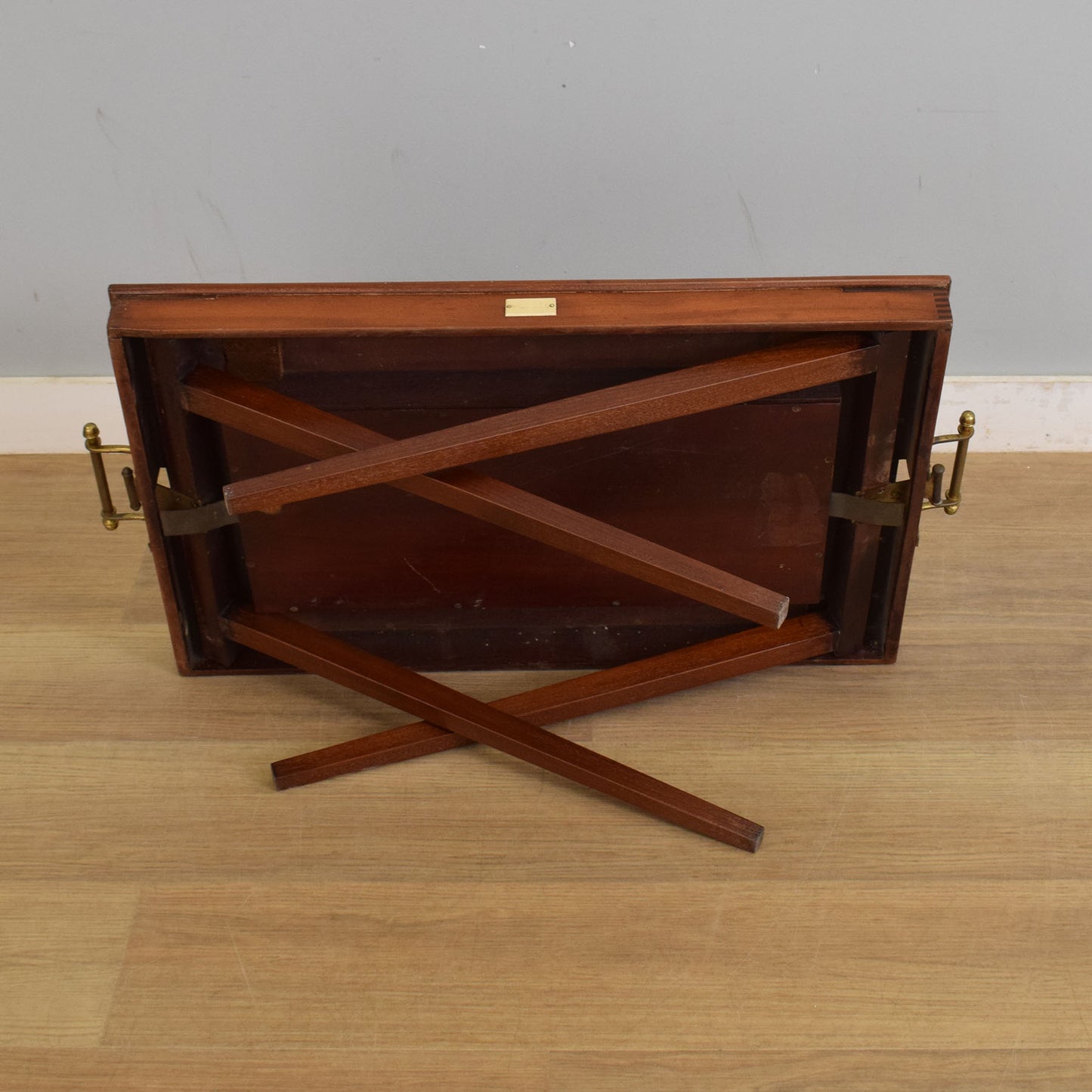 Mahogany Butler Tray Table