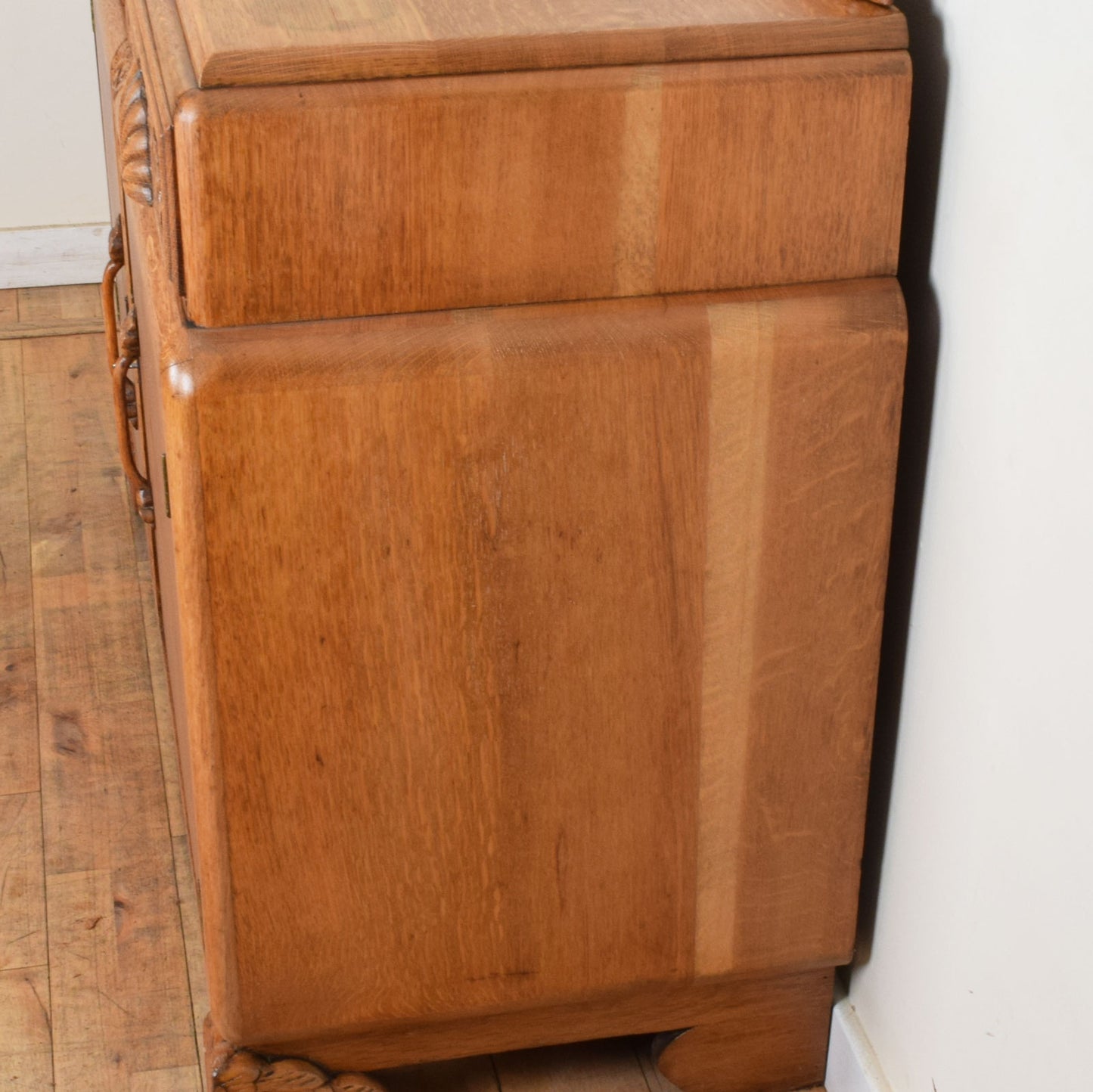 Carved Oak Sideboard