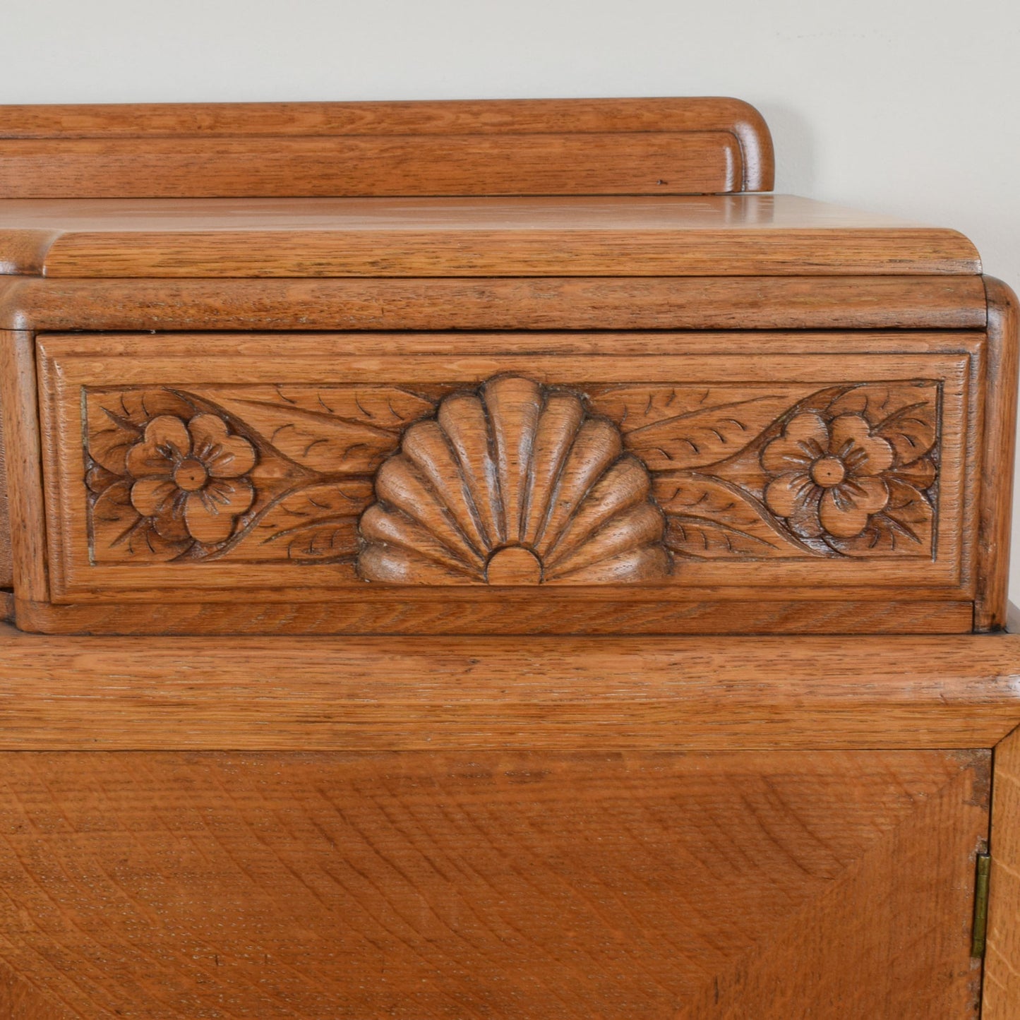 Carved Oak Sideboard