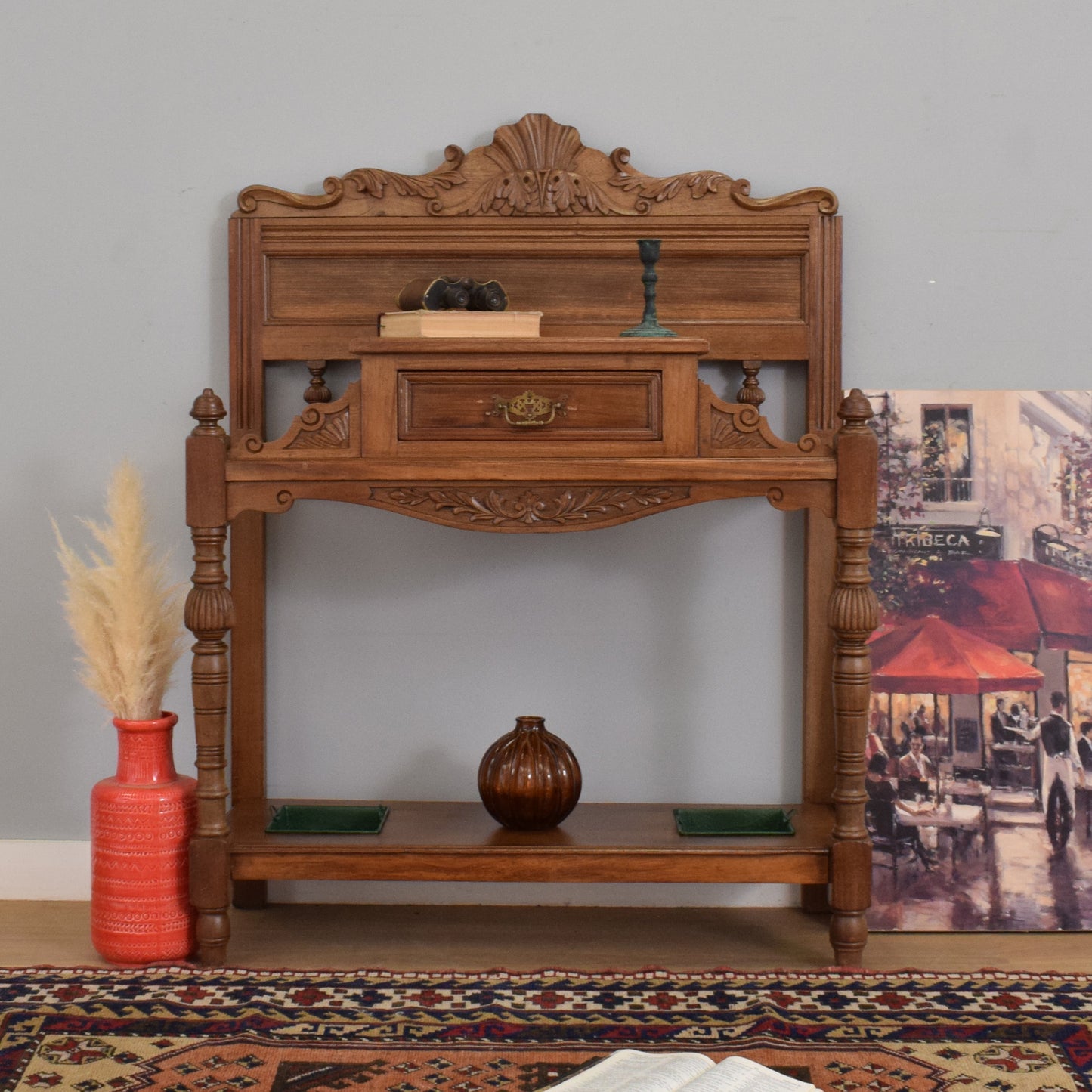 Restored Low Hall Stand