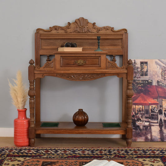 Restored Low Hall Stand