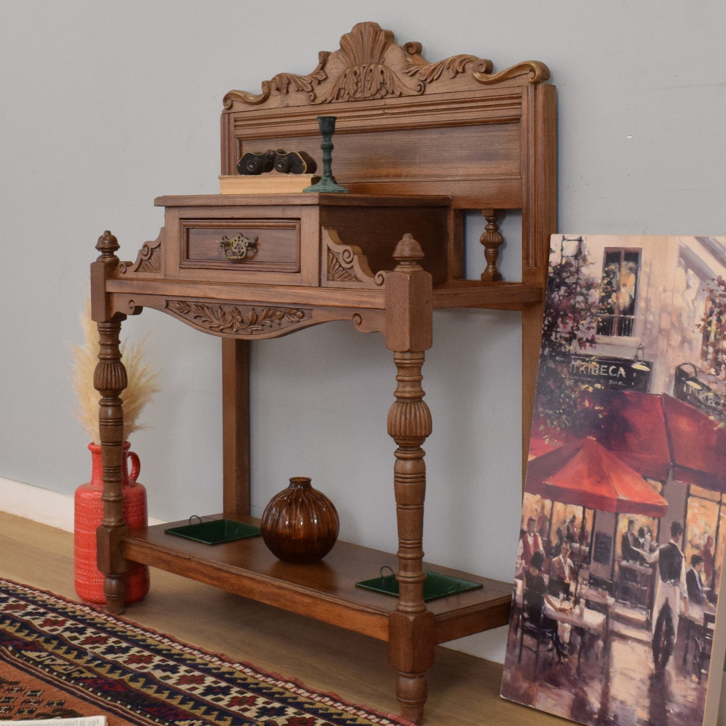 Restored Low Hall Stand