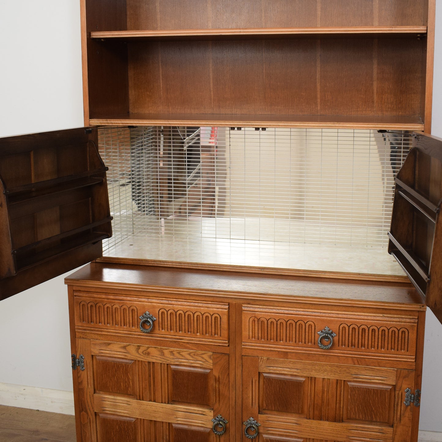 Restored Priory Dresser / Drinks Cabinet