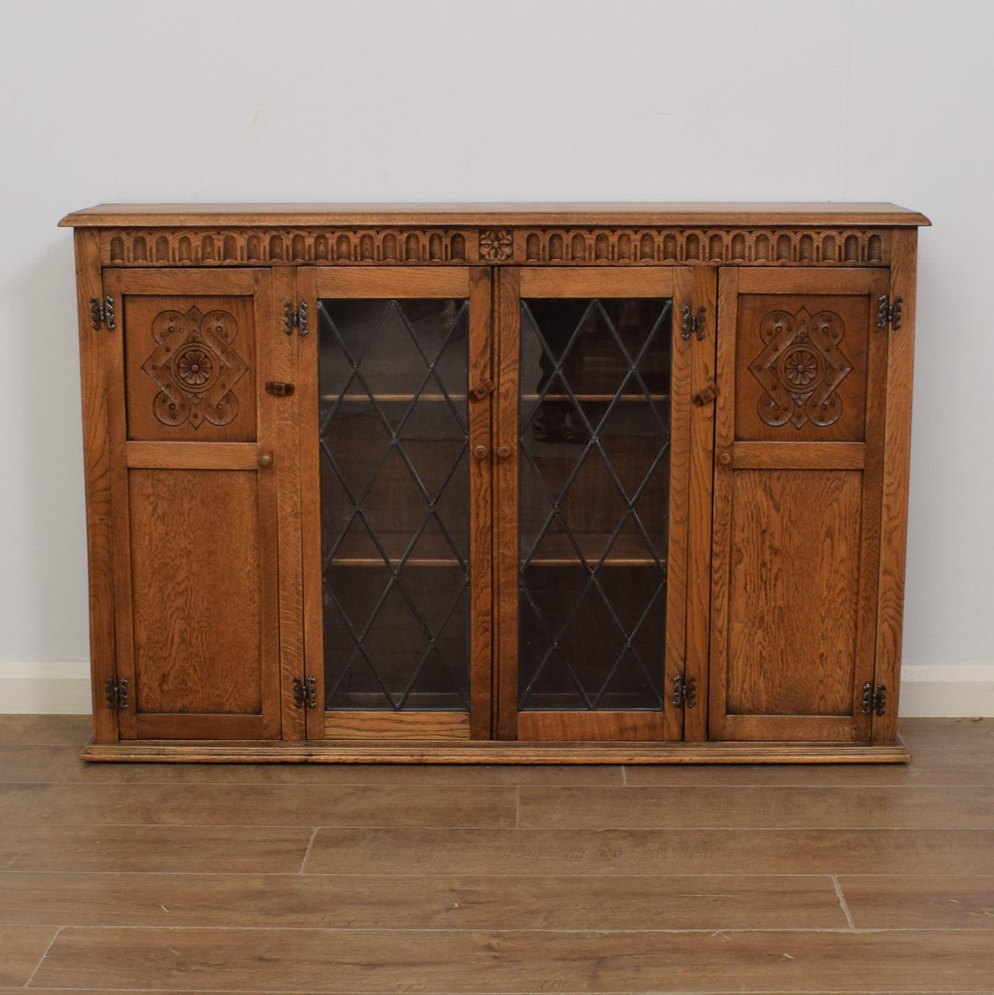 Glazed Oak Cabinet