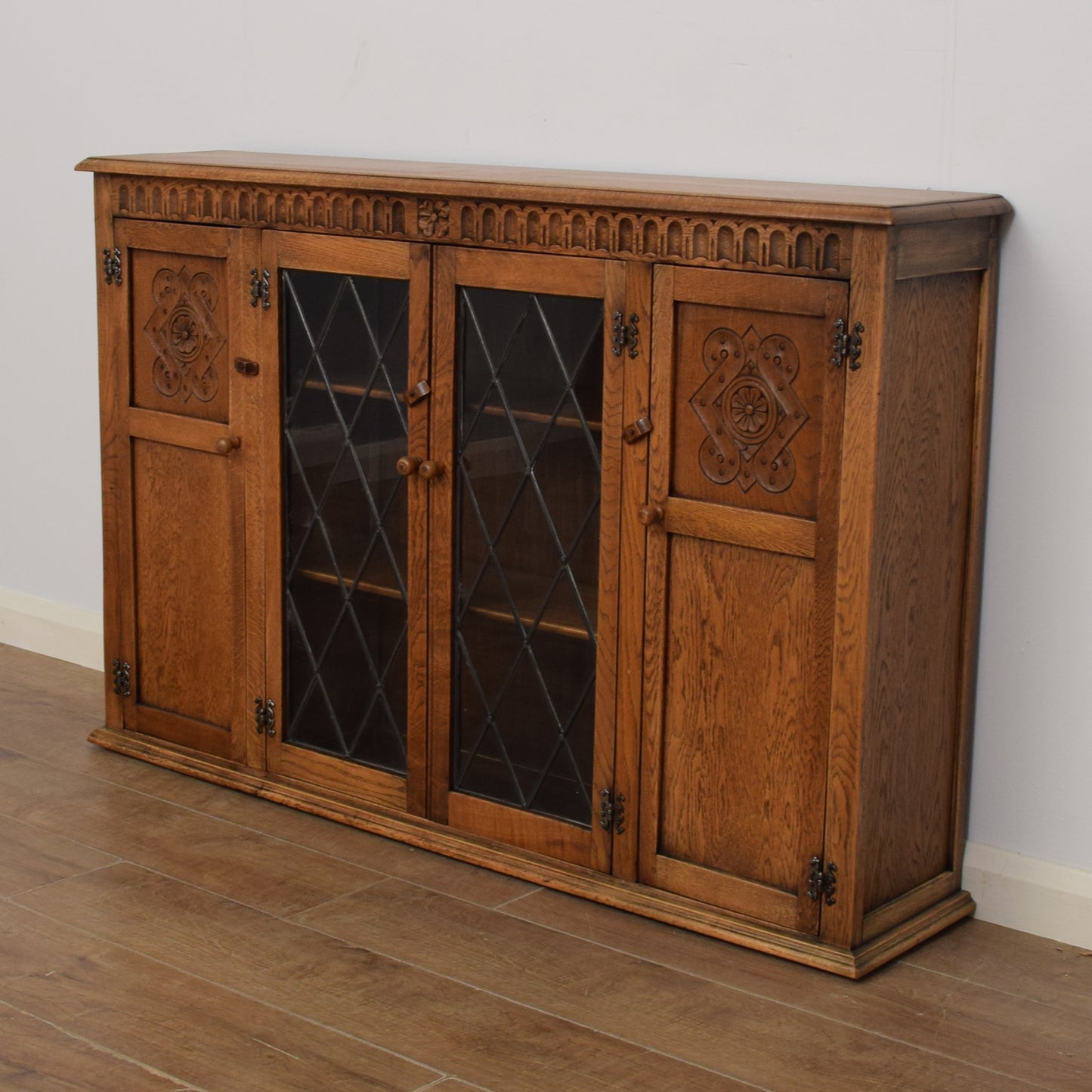 Glazed Oak Cabinet