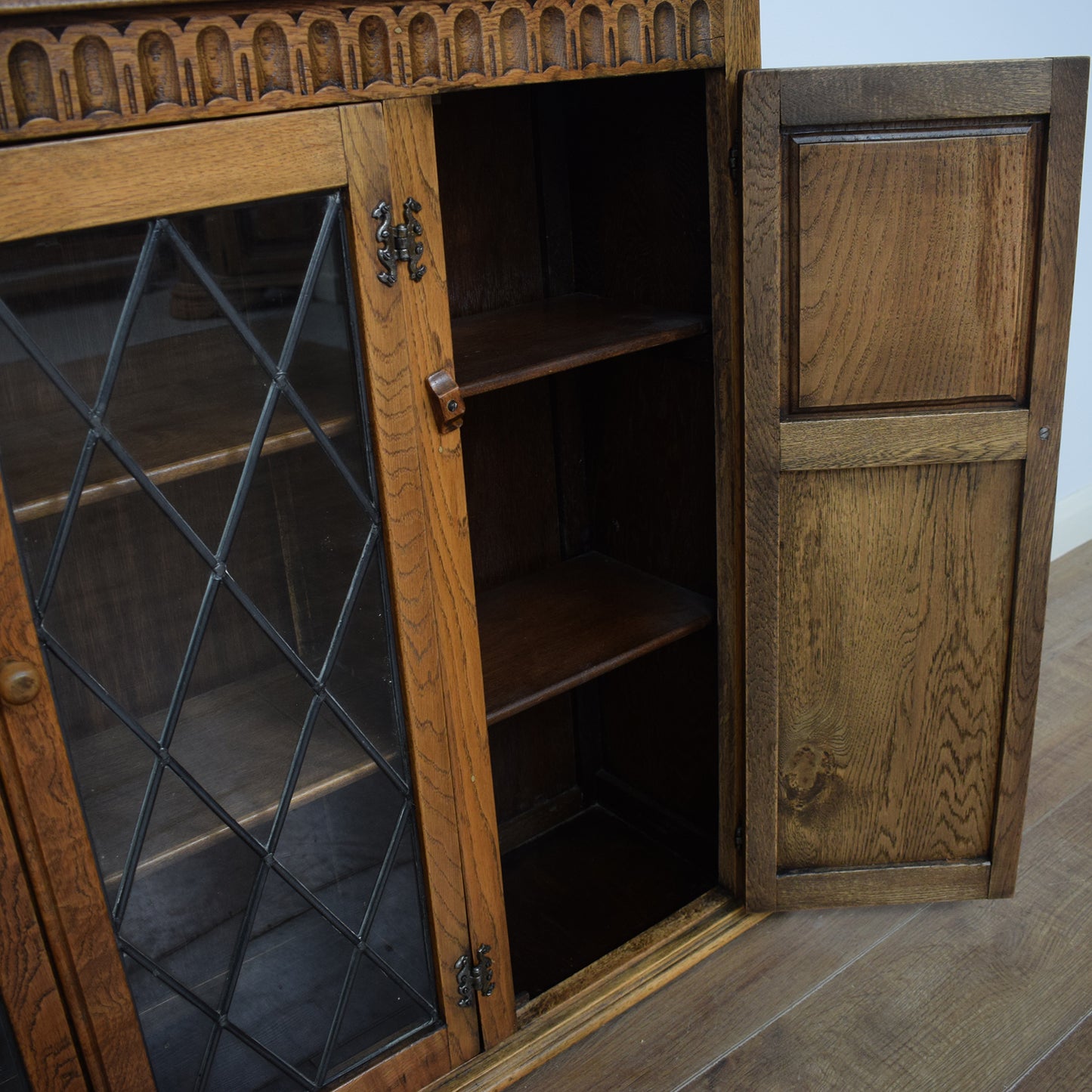 Glazed Oak Cabinet