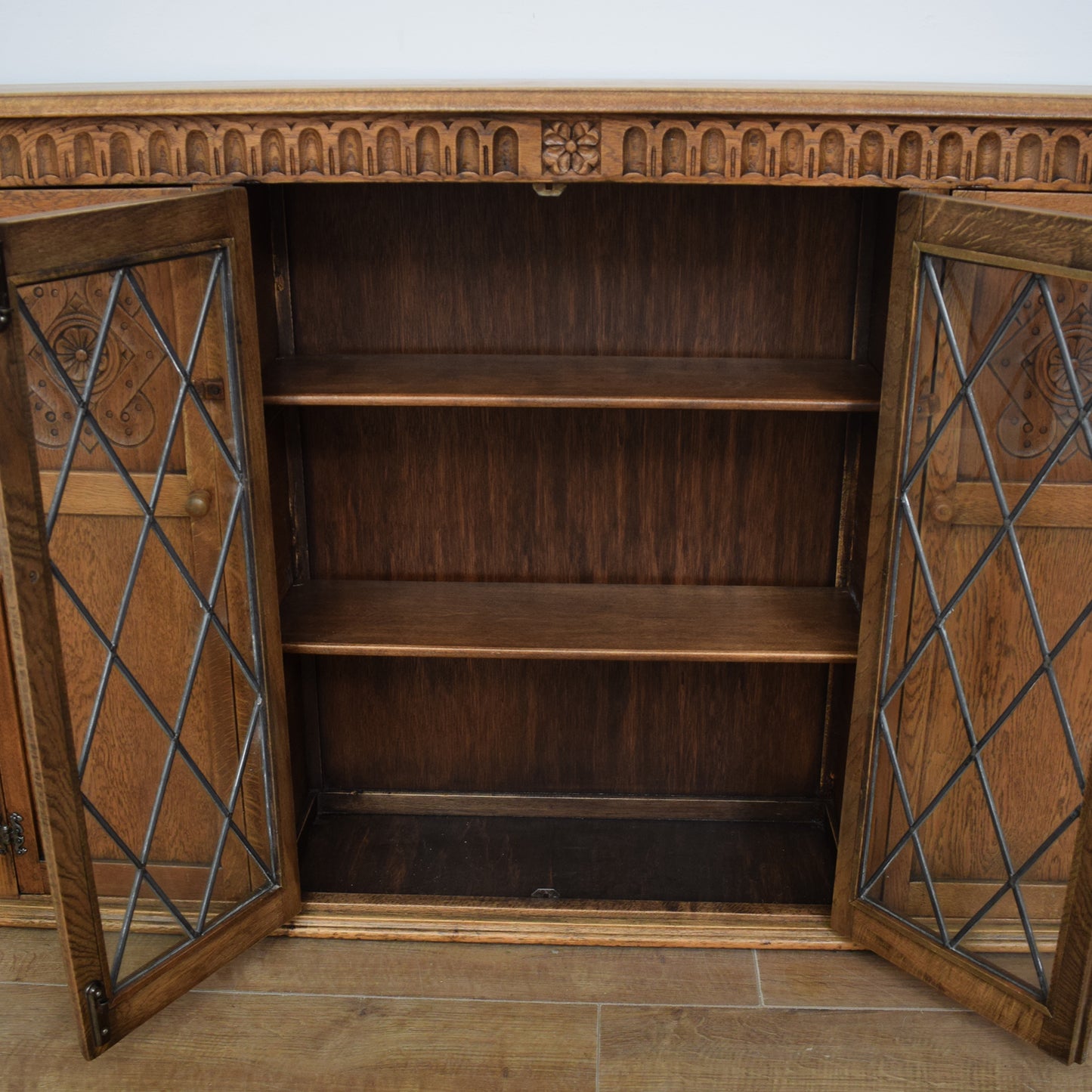 Glazed Oak Cabinet