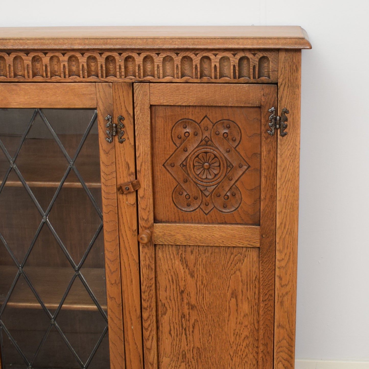 Glazed Oak Cabinet