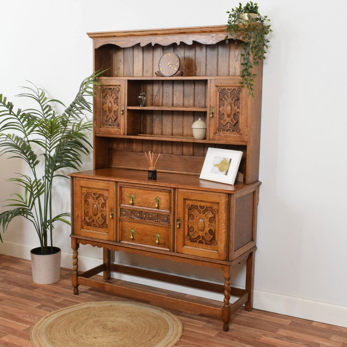 Carved Oak Dresser
