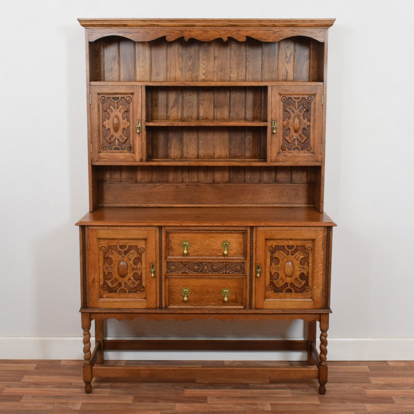 Carved Oak Dresser