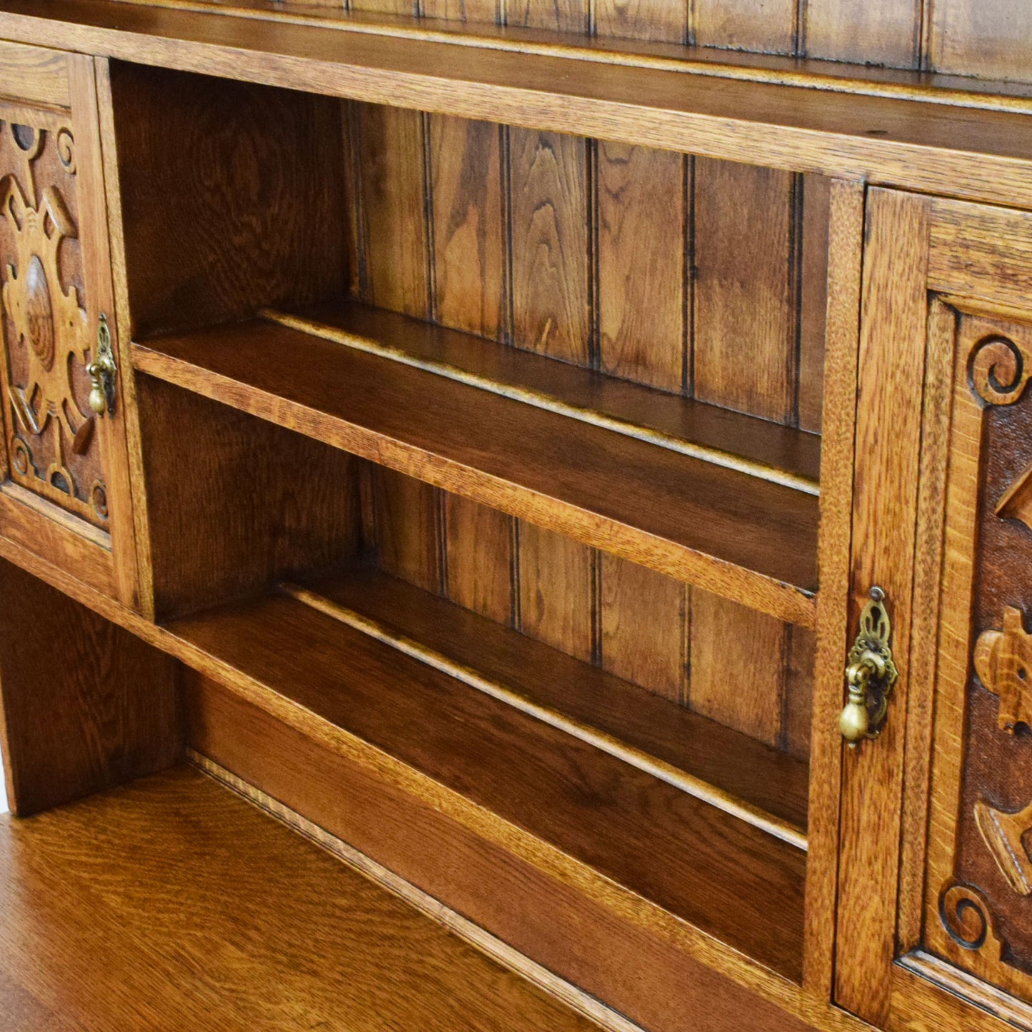 Carved Oak Dresser