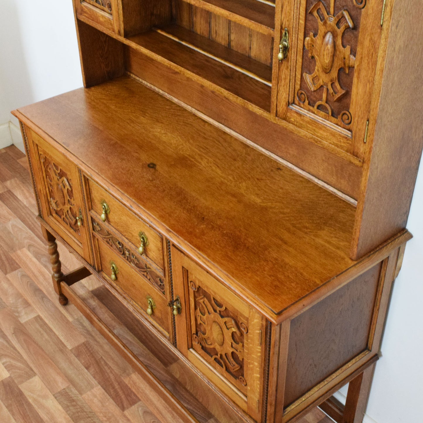 Carved Oak Dresser