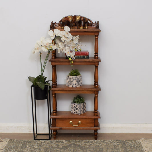 Mahogany Shelving Unit