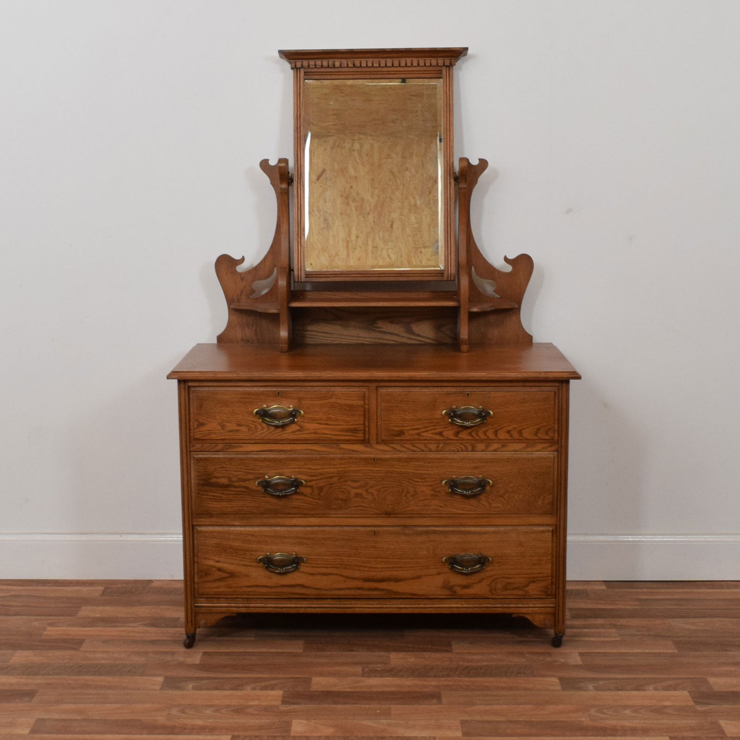 Restored Oak Dressing Table