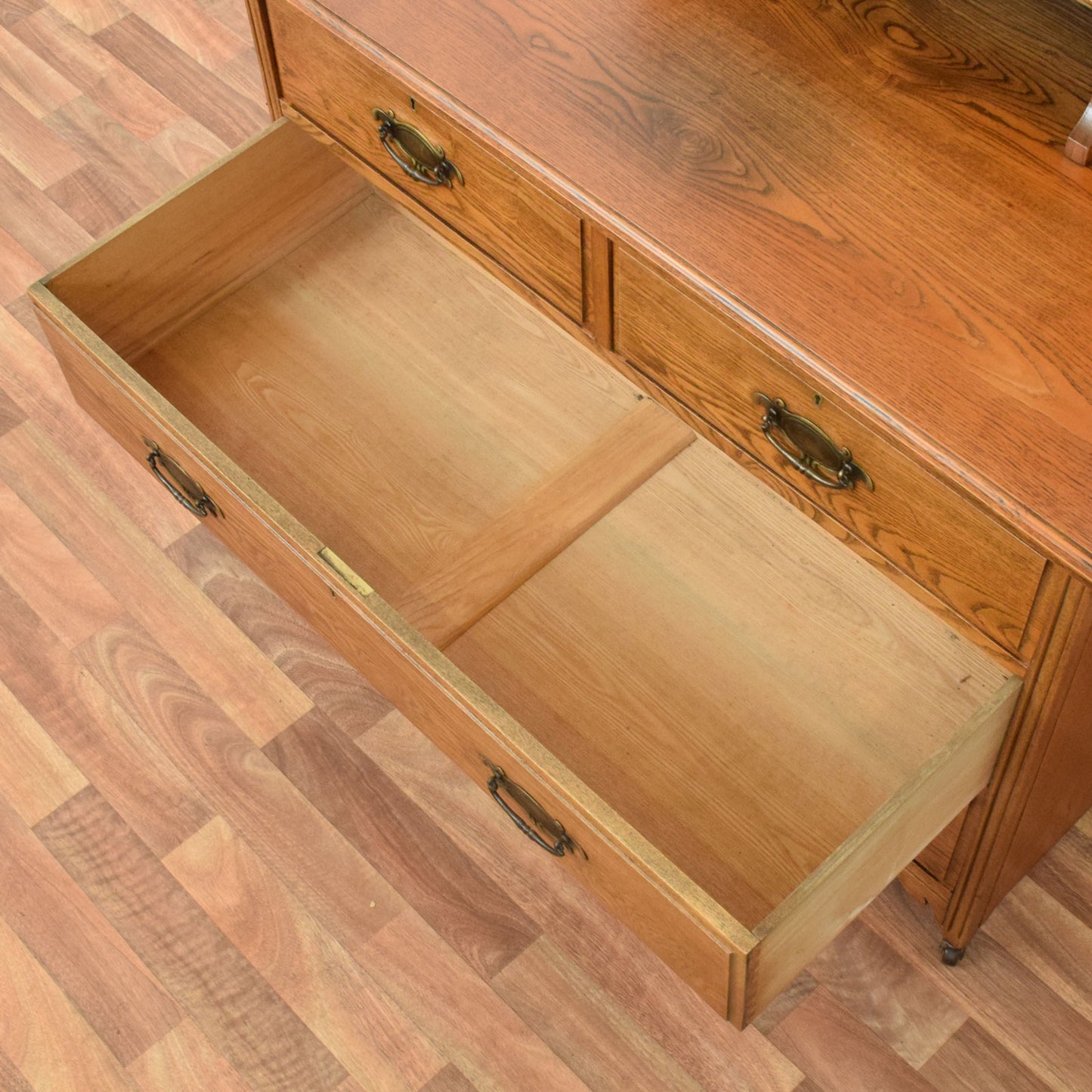 Restored Oak Dressing Table